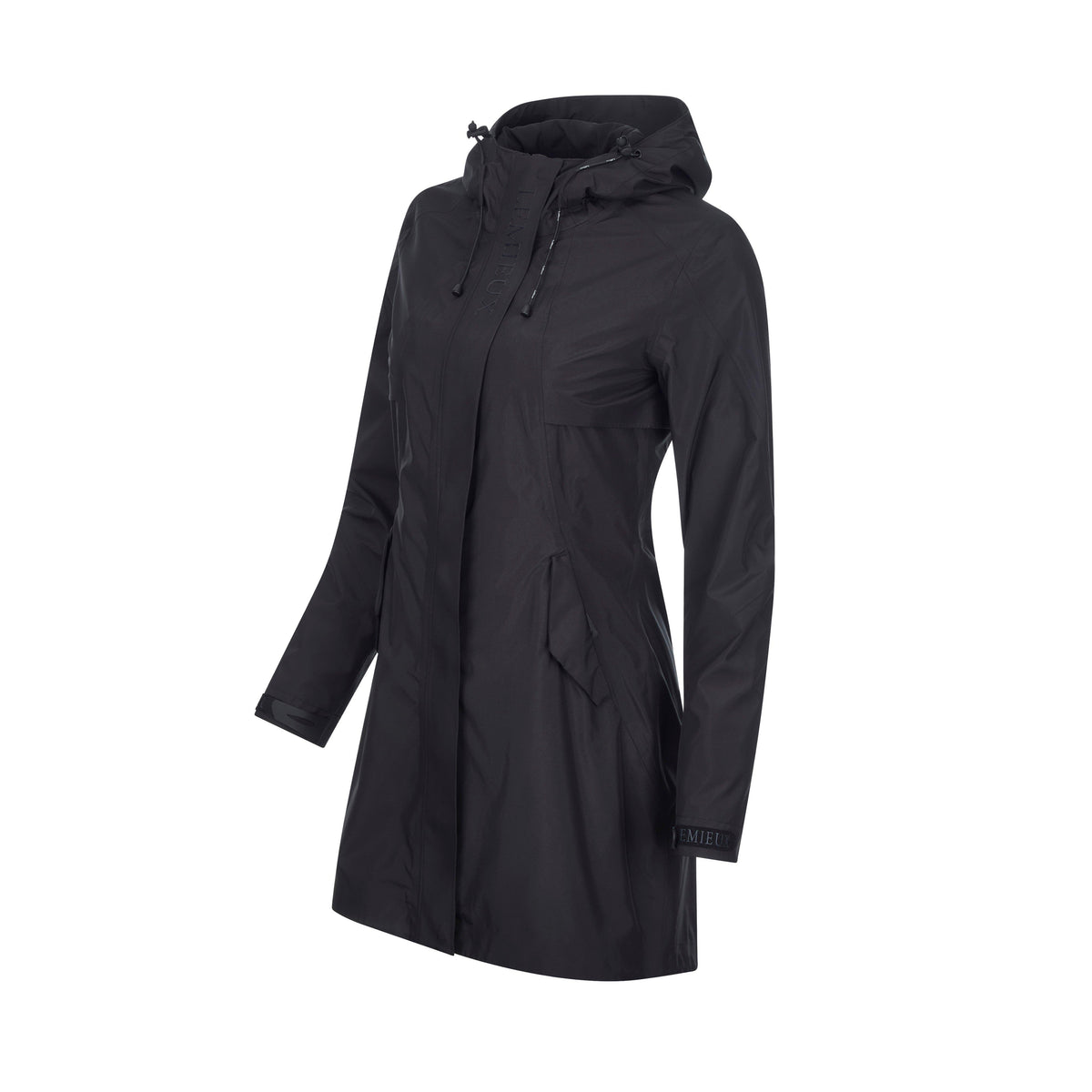 Womens Grace Long Rain Jacket Black