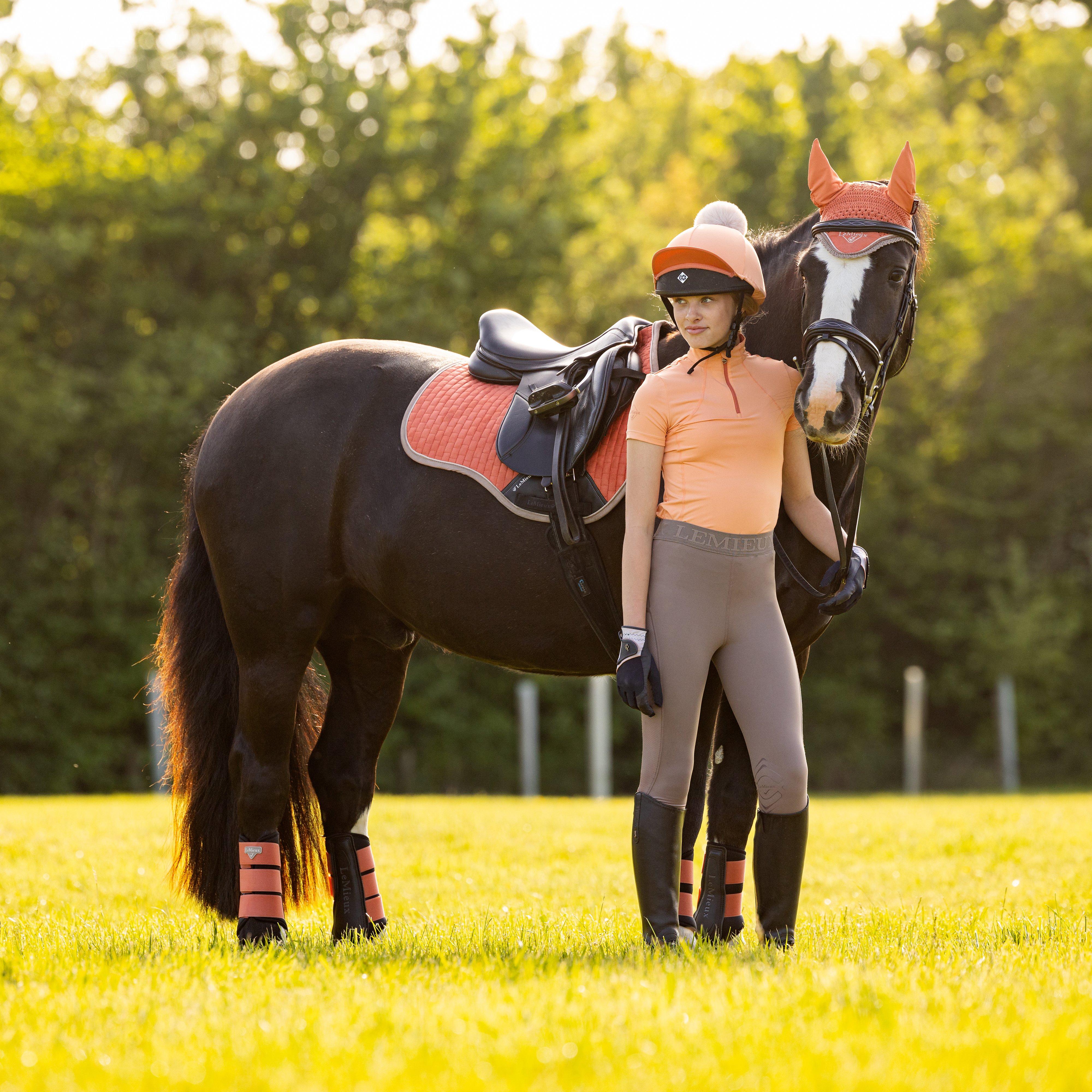 Young Rider Short Sleeve Base Layer Sherbet