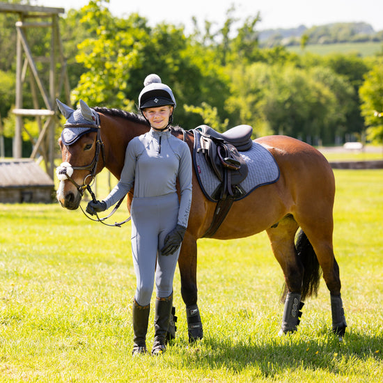 Young Rider Pull On Breeches Jay Blue
