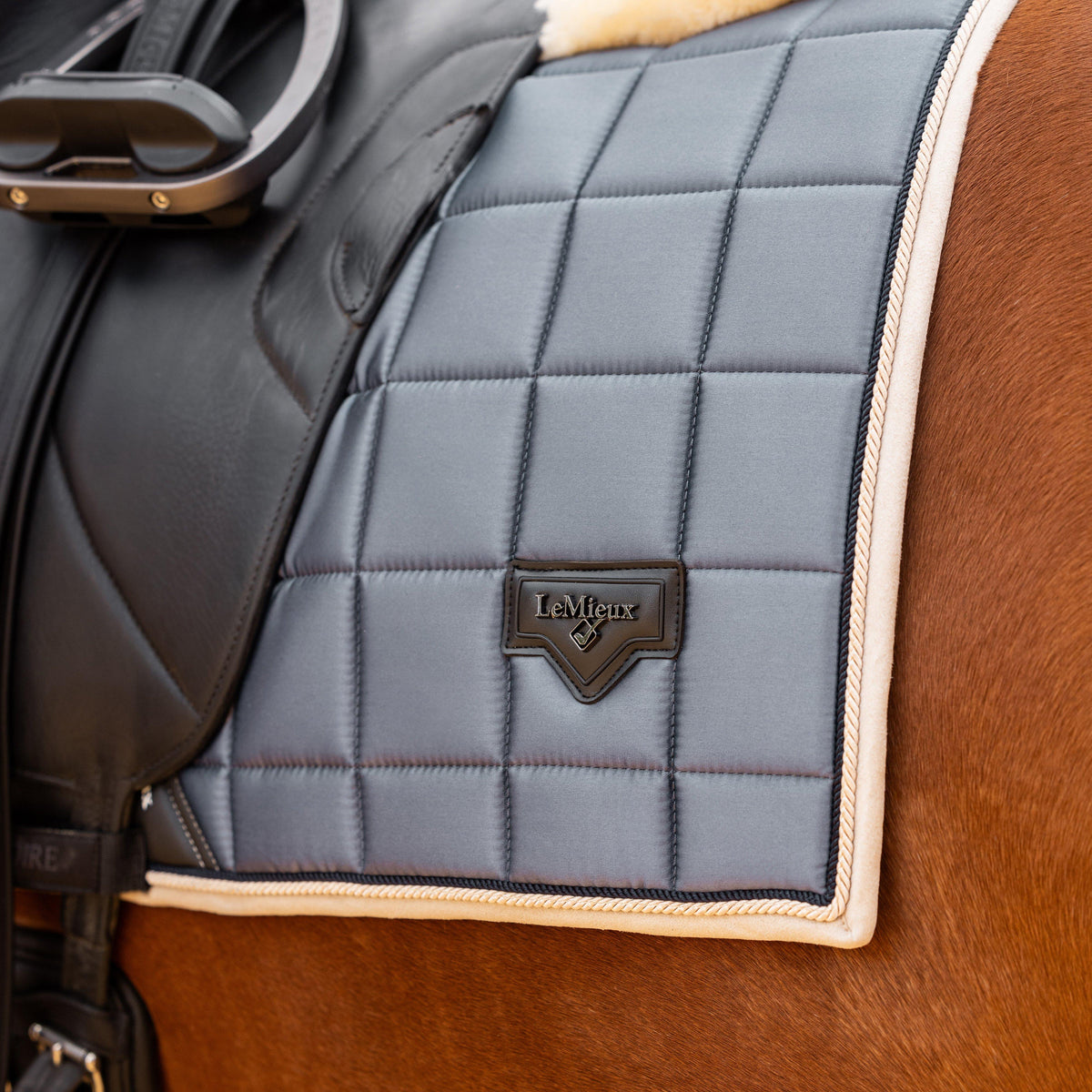 Loire Classic Dressage Saddle Pad Jay Blue