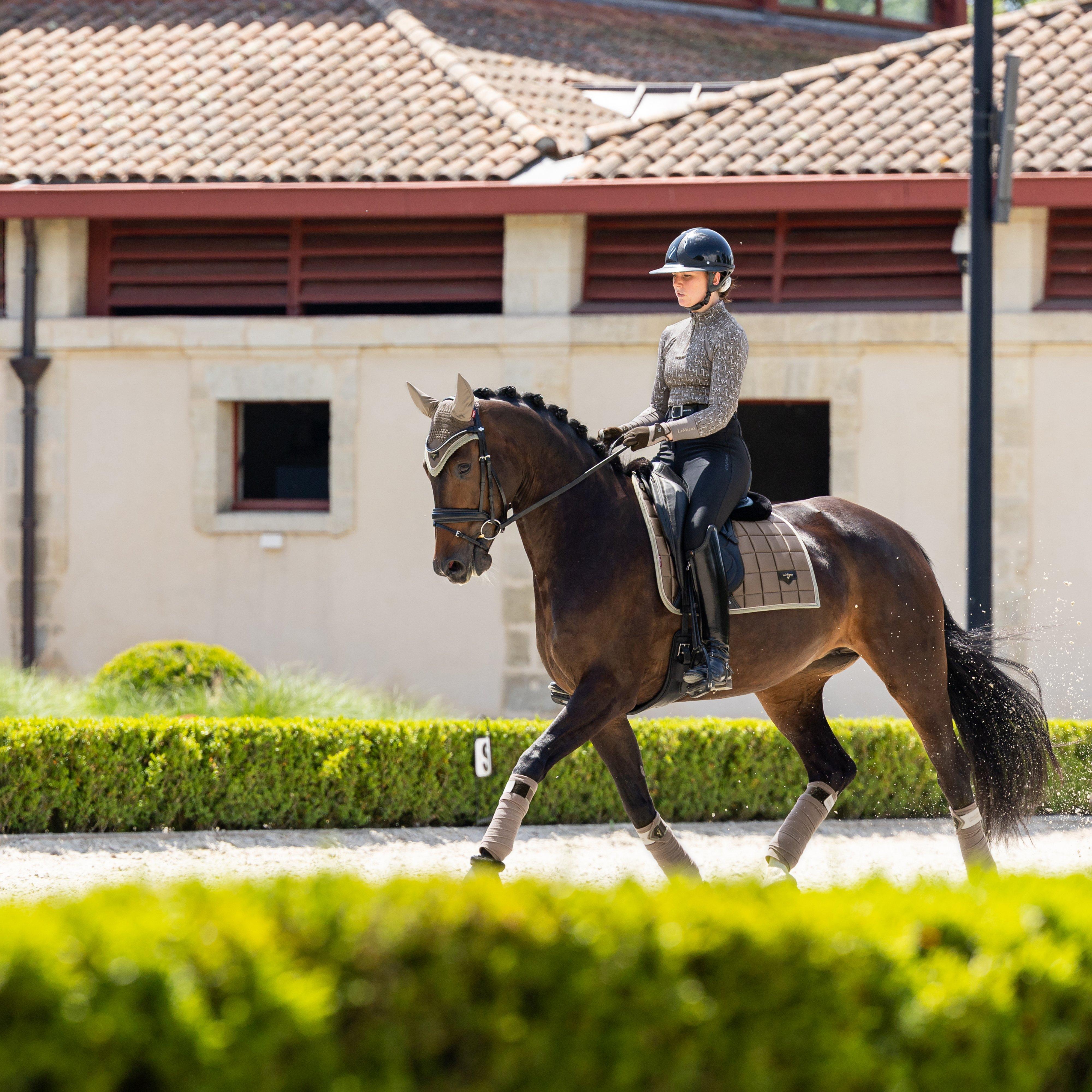 Loire Classic Dressage Saddle Pad Walnut