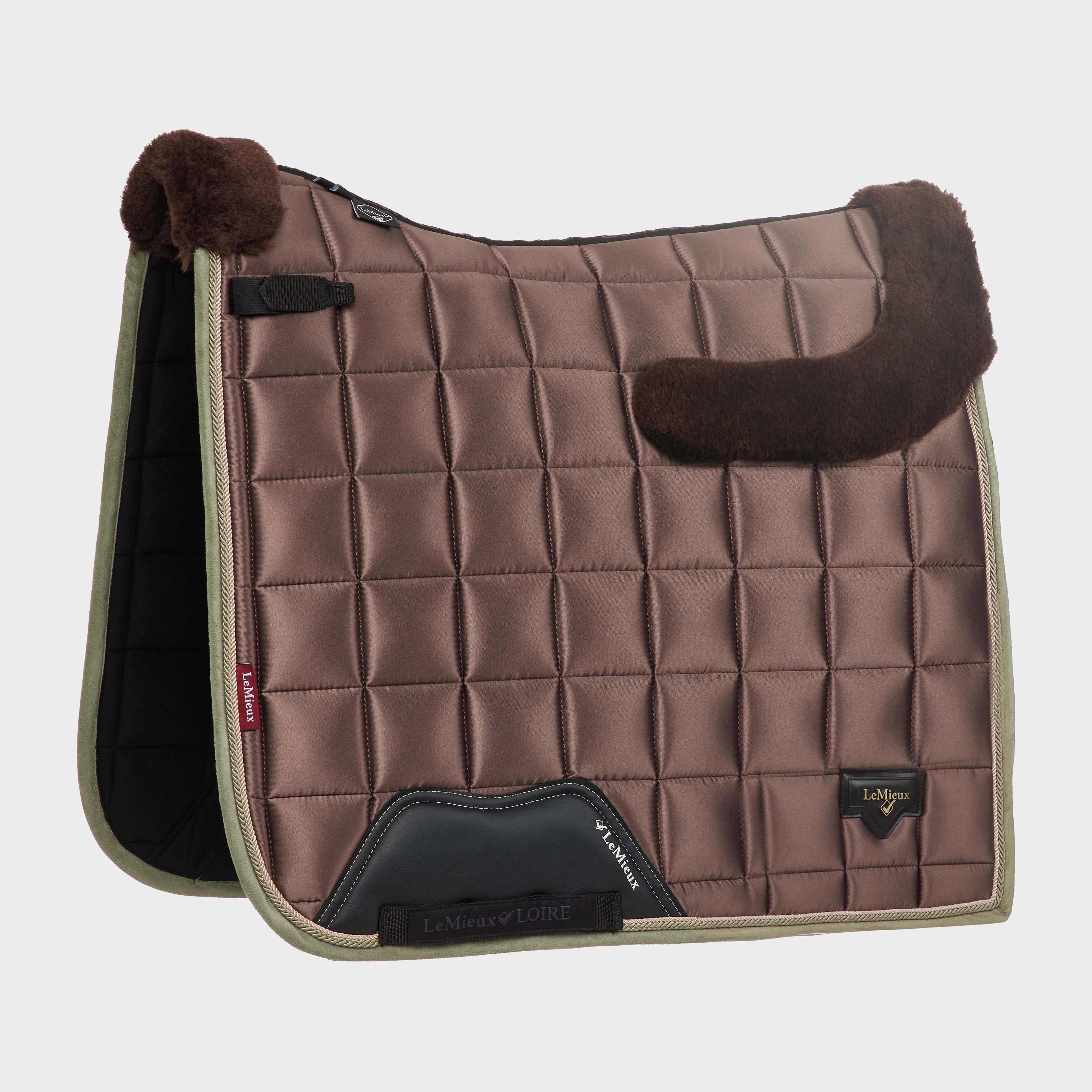 Merino Loire Classic Dressage Saddle Pad Walnut