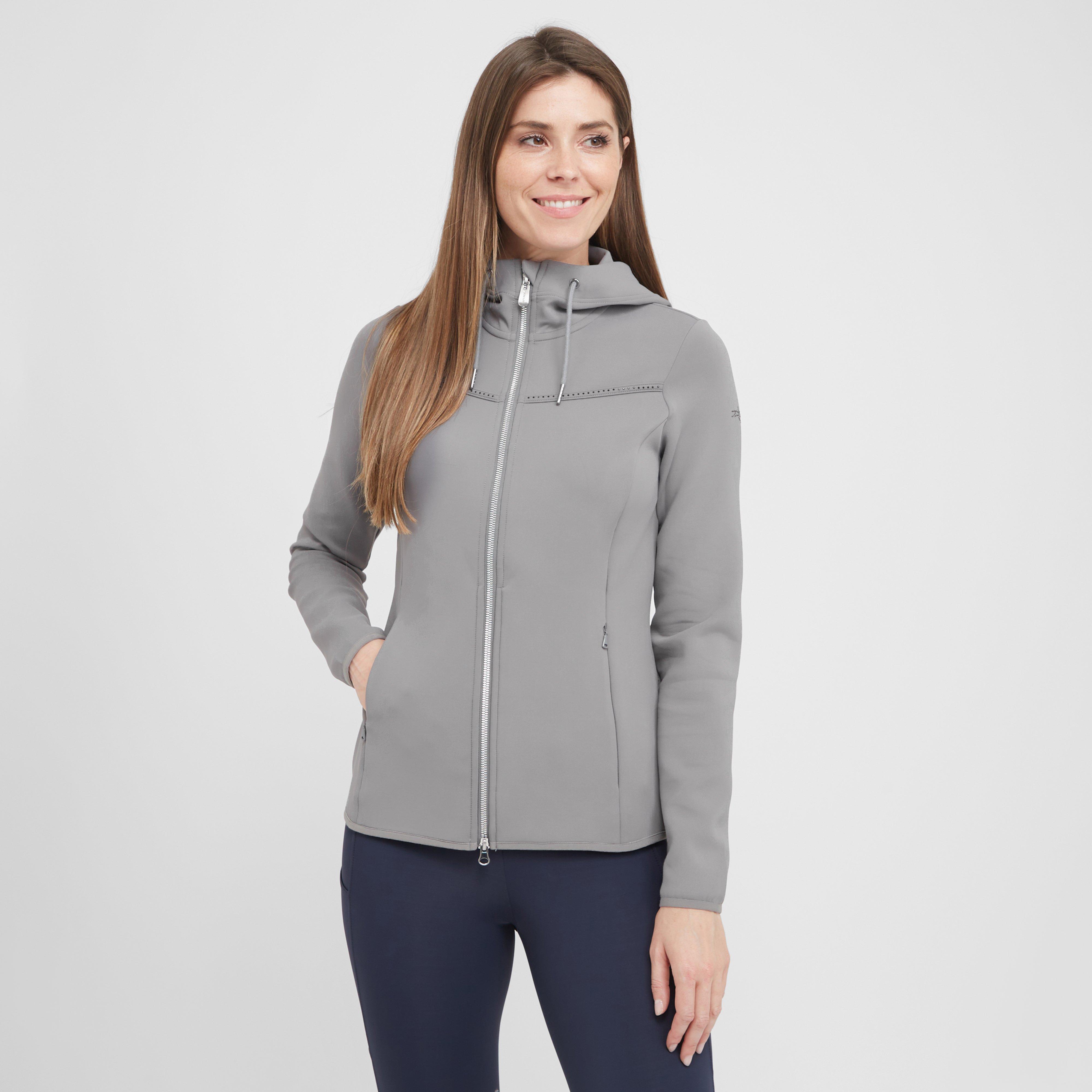 Womens Flora Zip Jacket Sate Grey