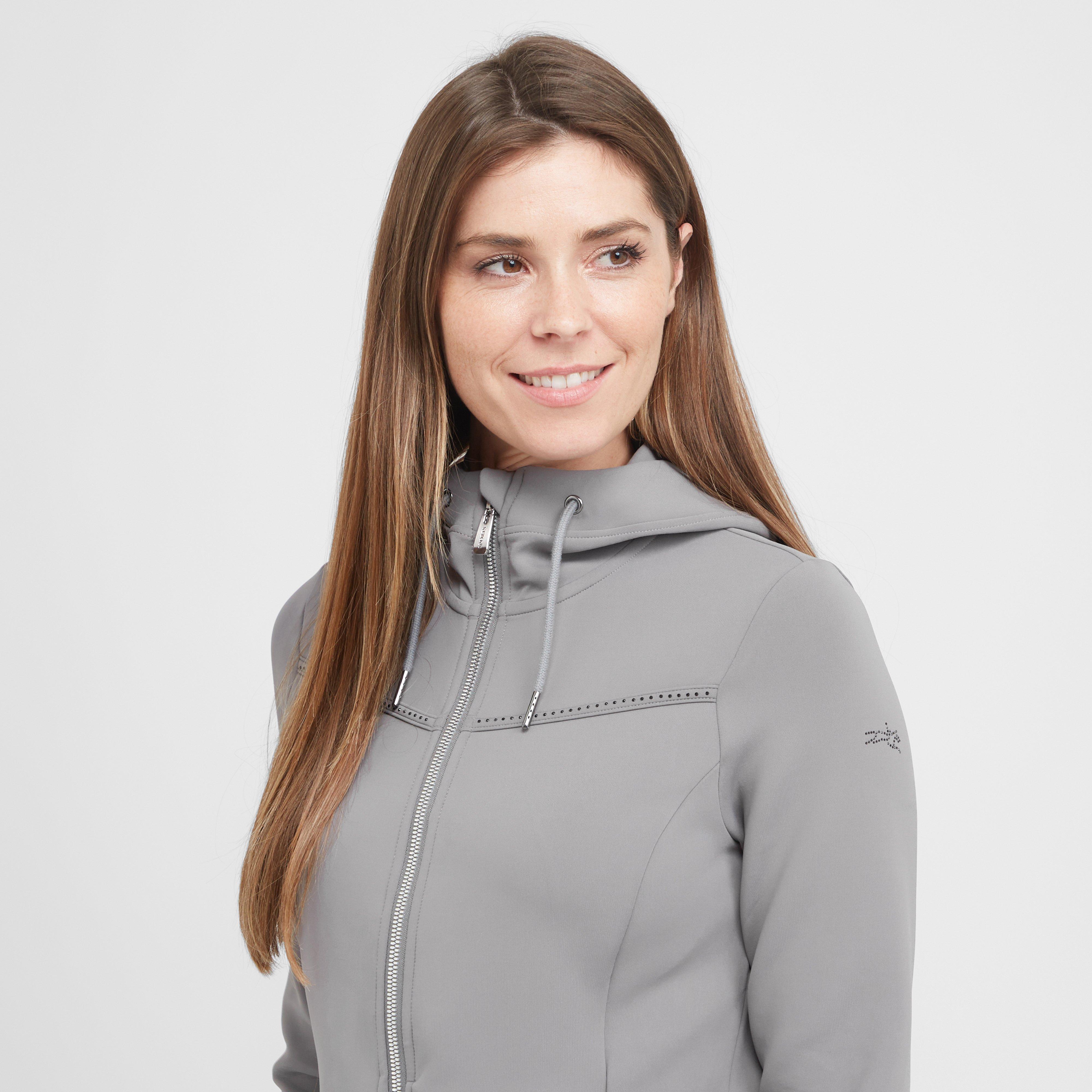 Womens Flora Zip Jacket Sate Grey