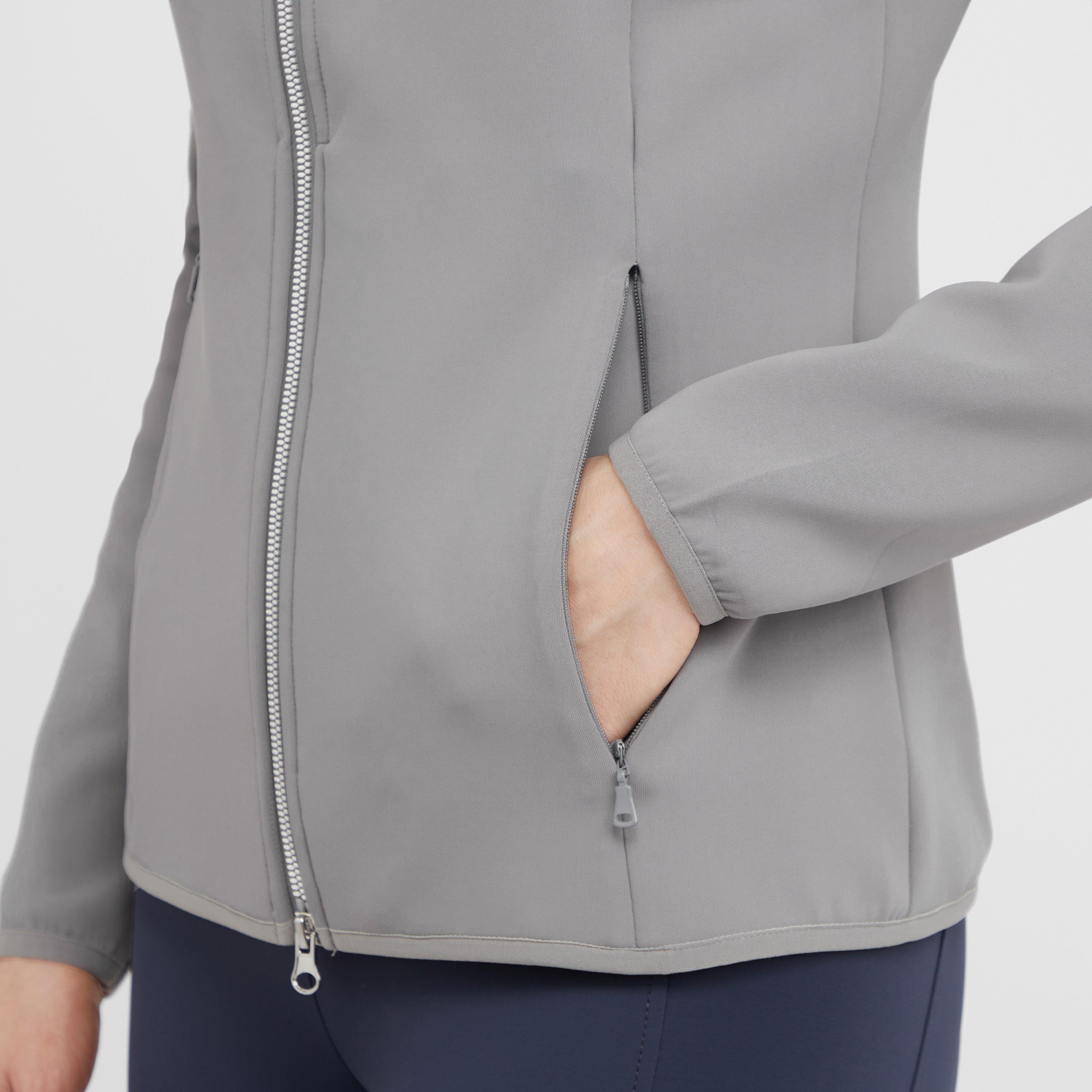 Womens Flora Zip Jacket Sate Grey