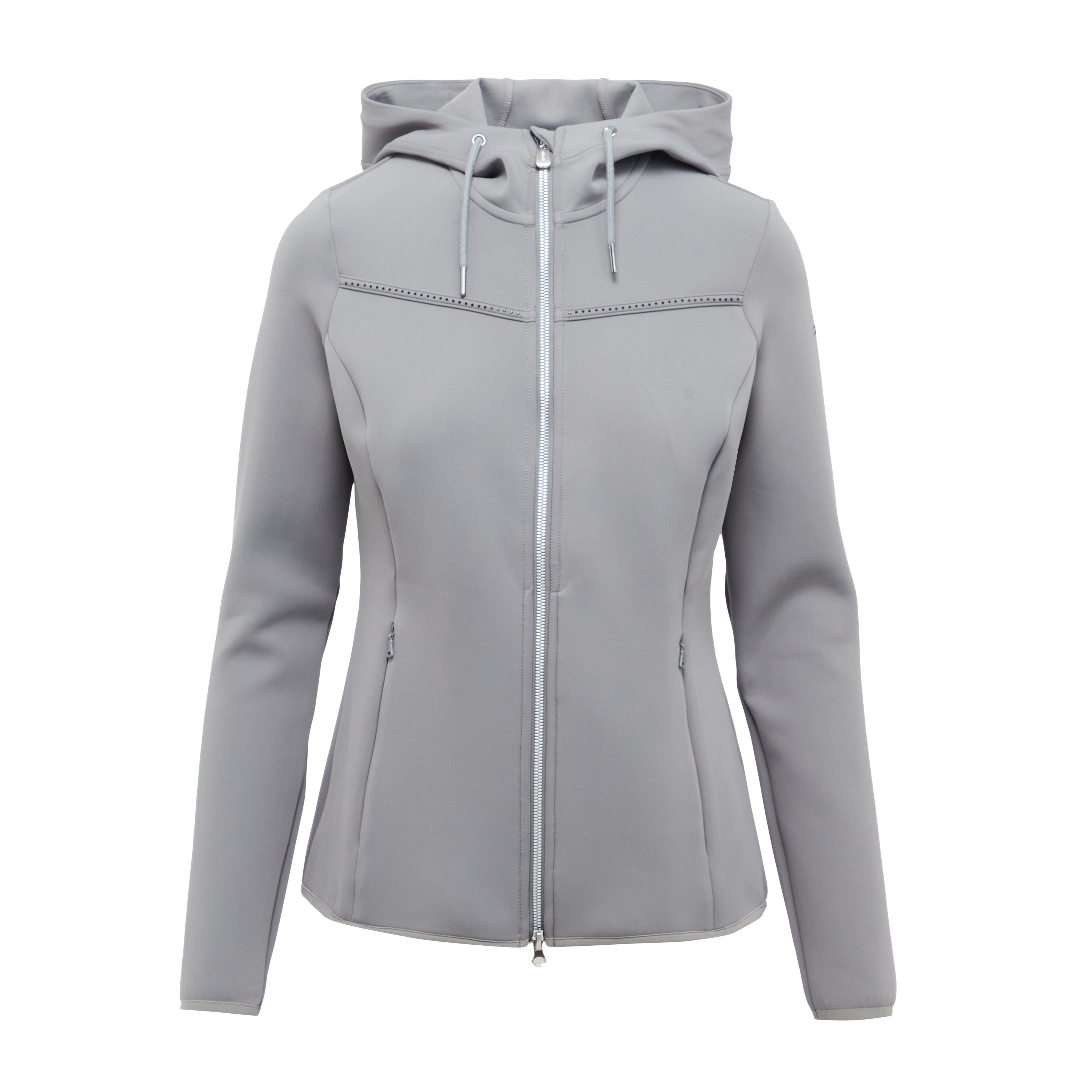 Womens Flora Zip Jacket Sate Grey