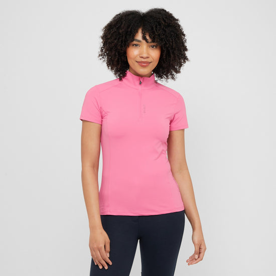 Womens Alissa Short Sleeved Base Layer Hot Pink