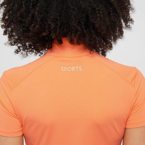 Womens Alissa Short Sleeved Base Layer Mandarin