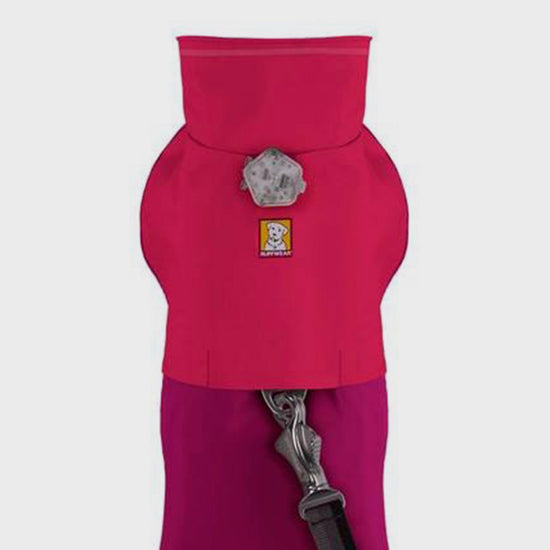 Ruffwear Sun Shower Dog Raincoat Hibiscus Pink