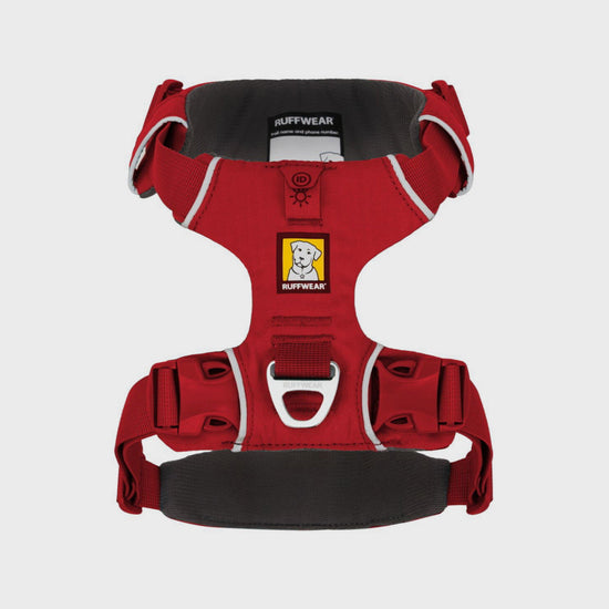 Front Range Dog Harness Red Sumac
