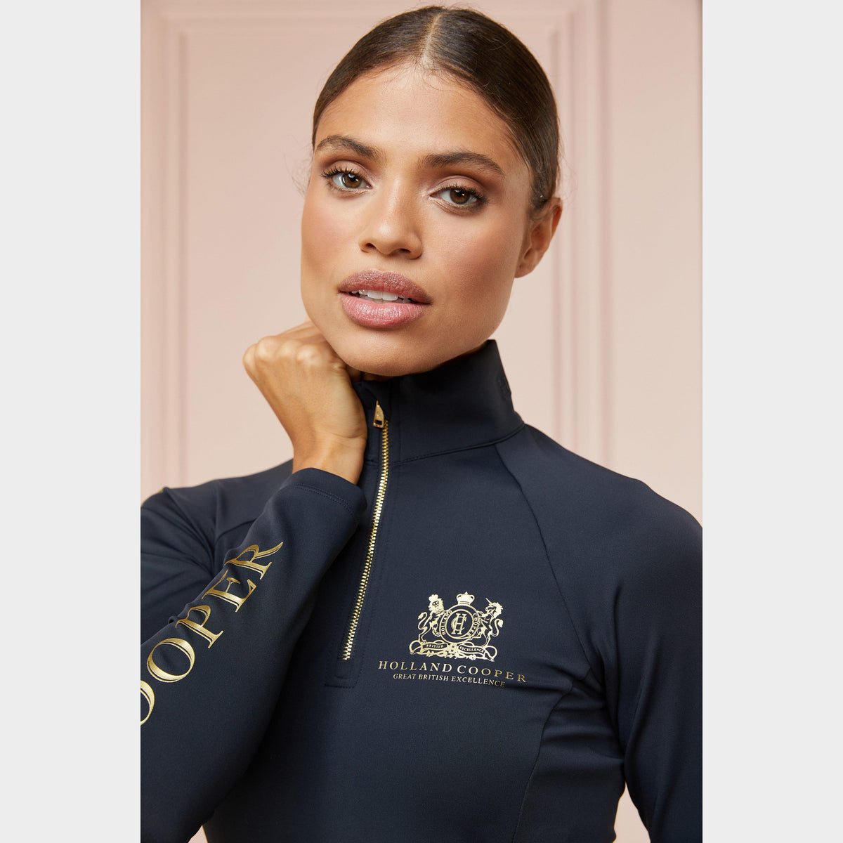 Womens Base Layer Slate Gold