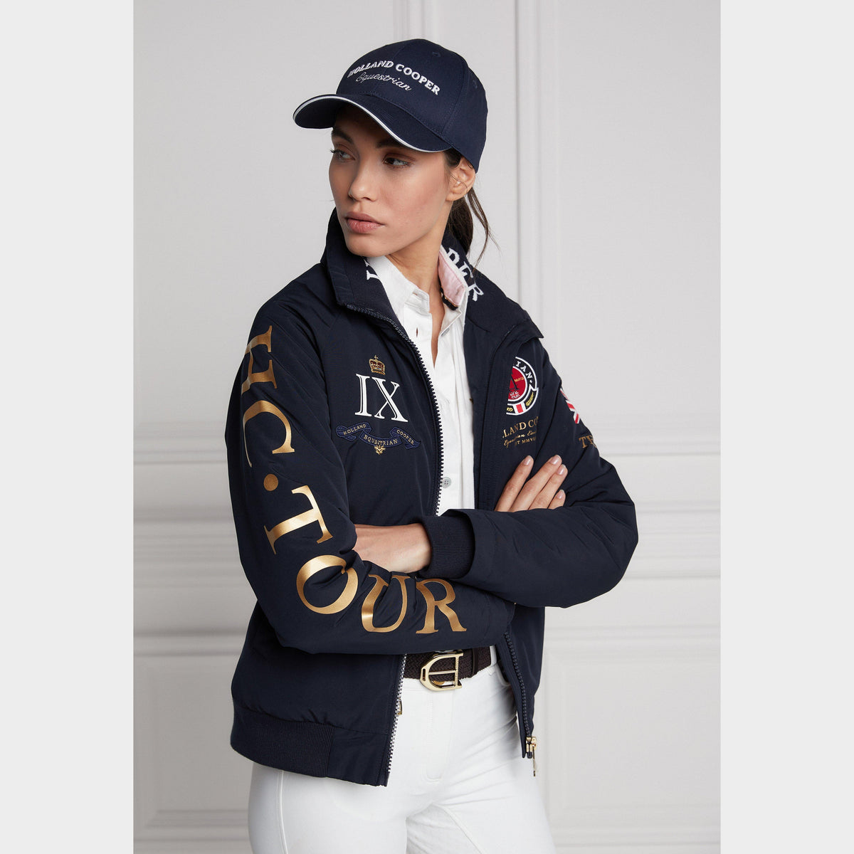 Womens Team Jacket Navy