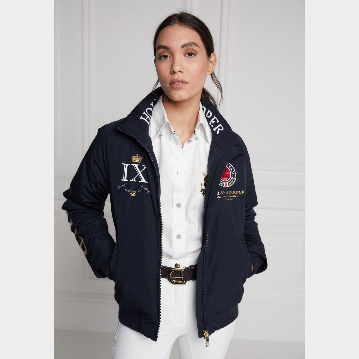 Womens Team Jacket Navy