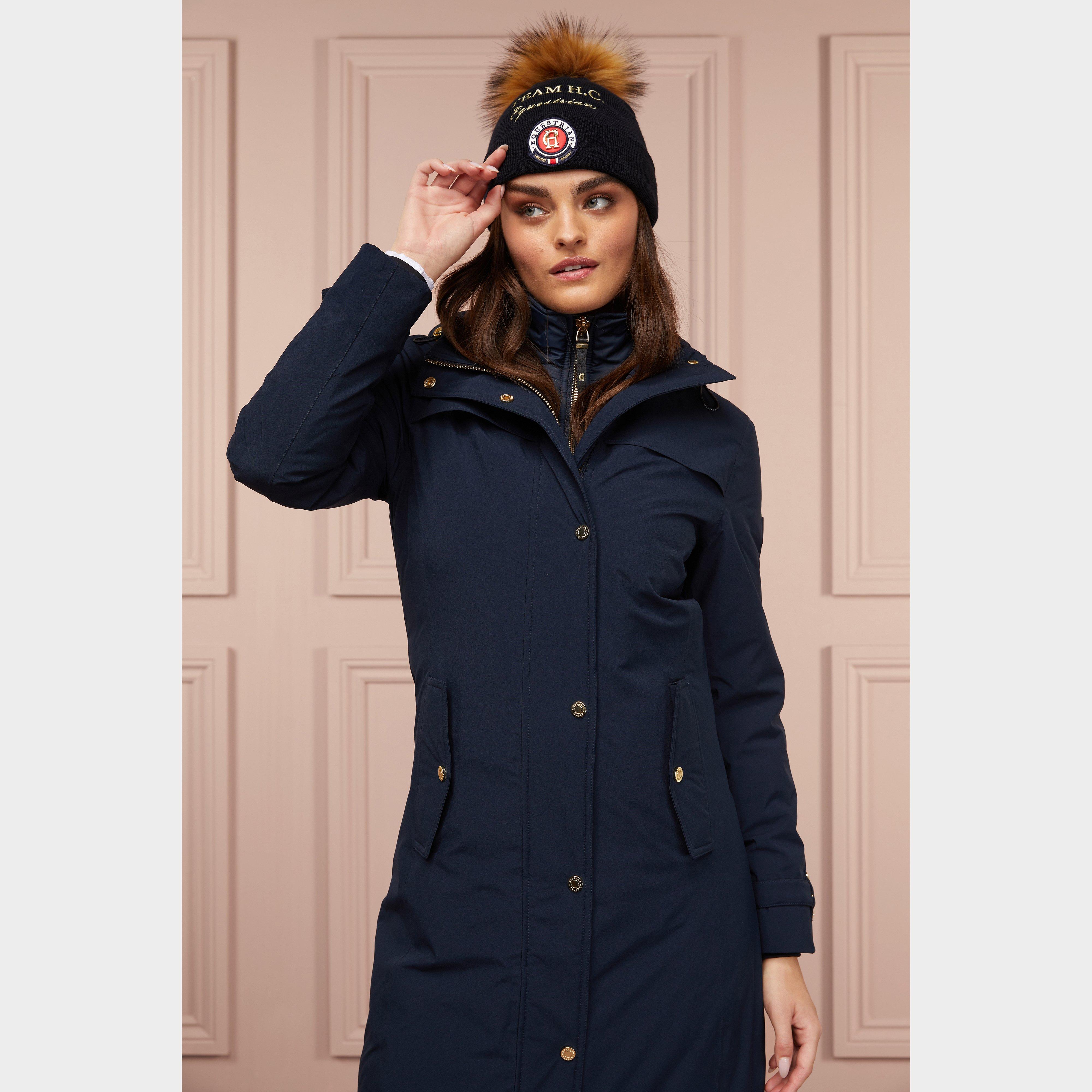 Womens Longline Training Coat Ink Navy