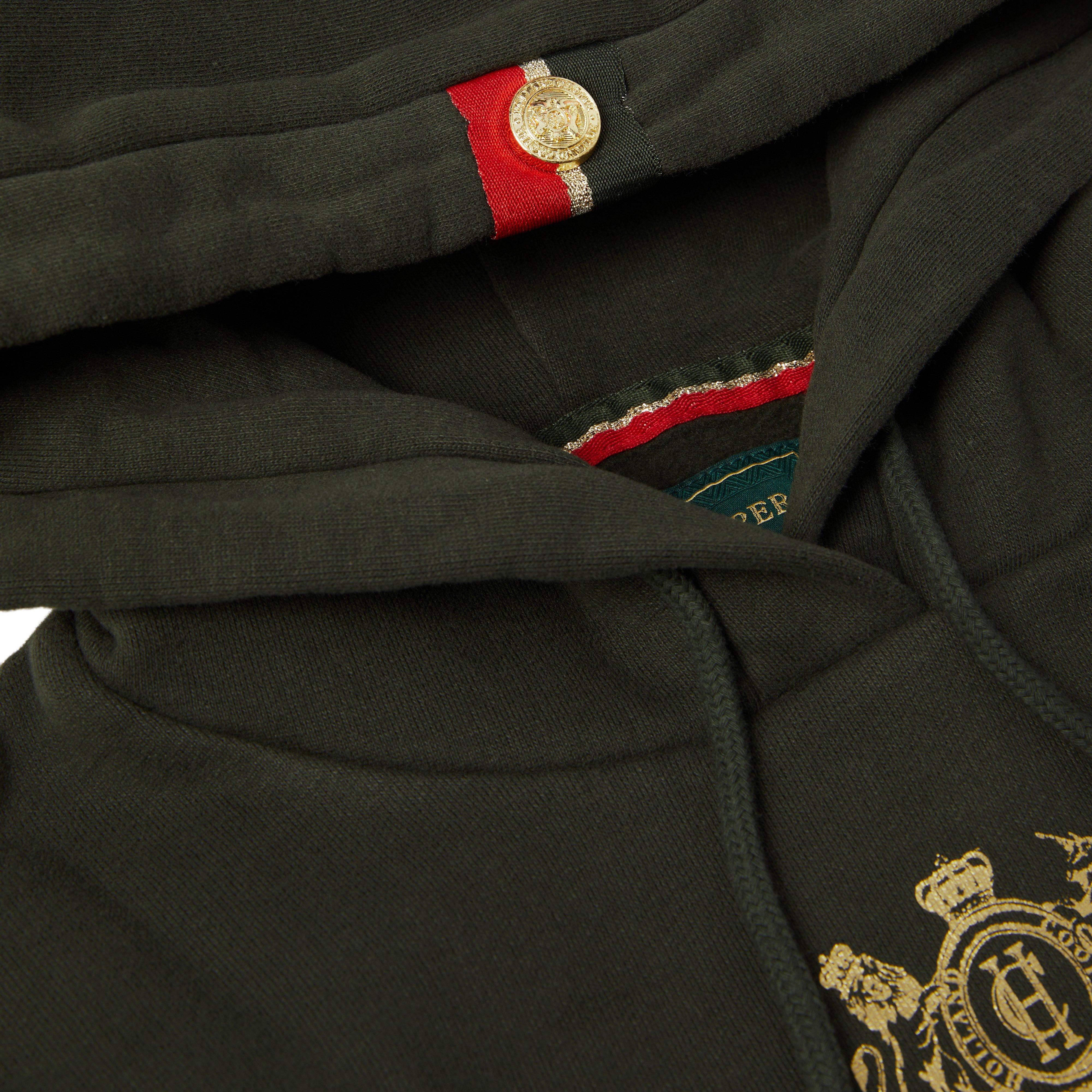 Womens Heritage Hoodie Racing Green