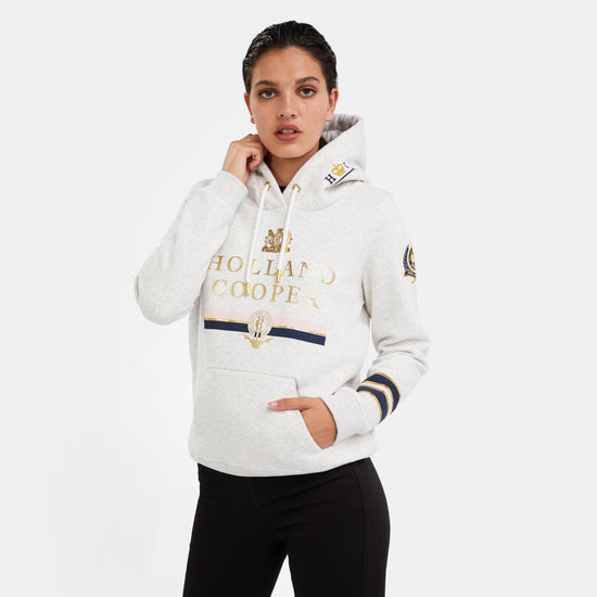 Womens Heritage Hoodie Ice Grey