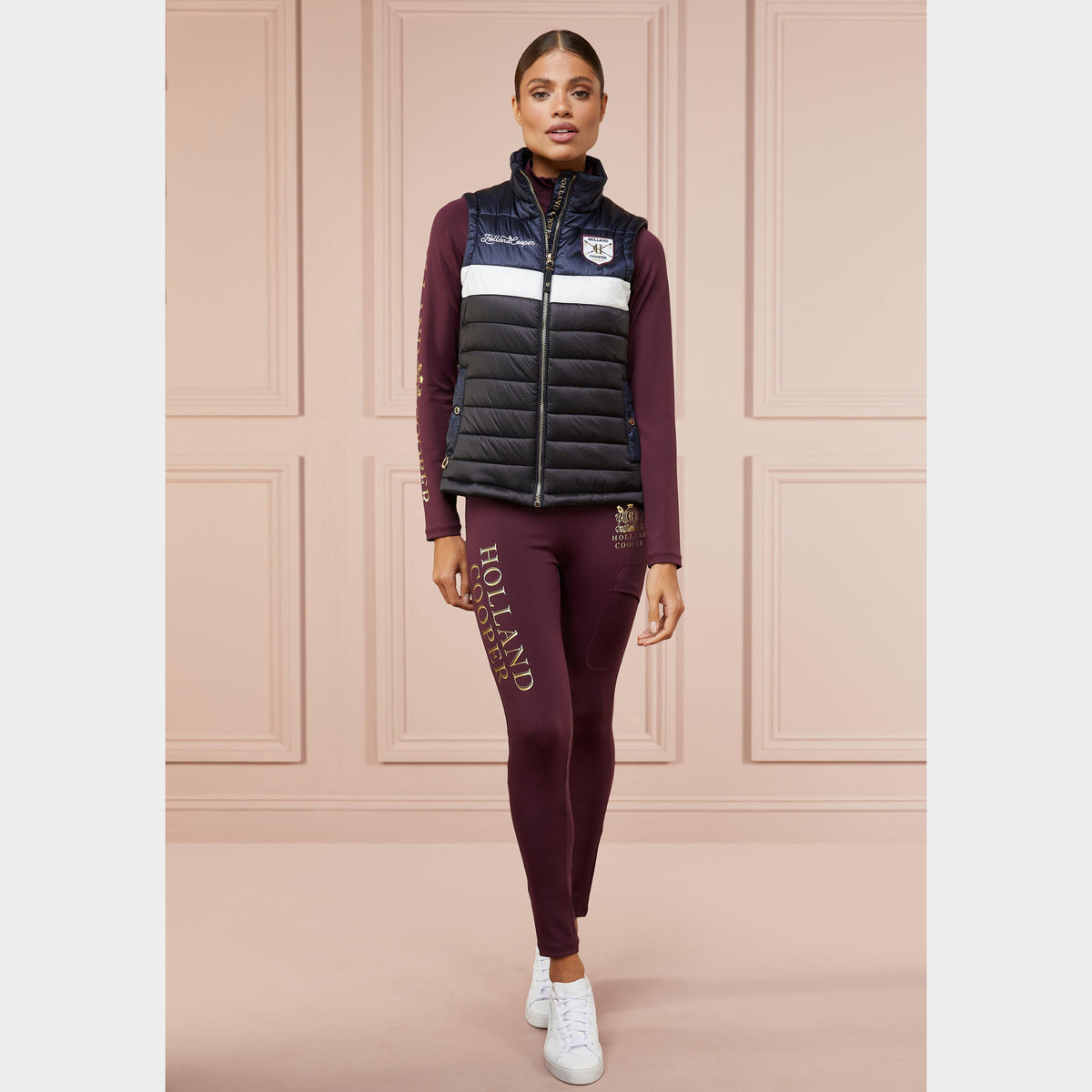 Womens Sport Leggings Mulberry