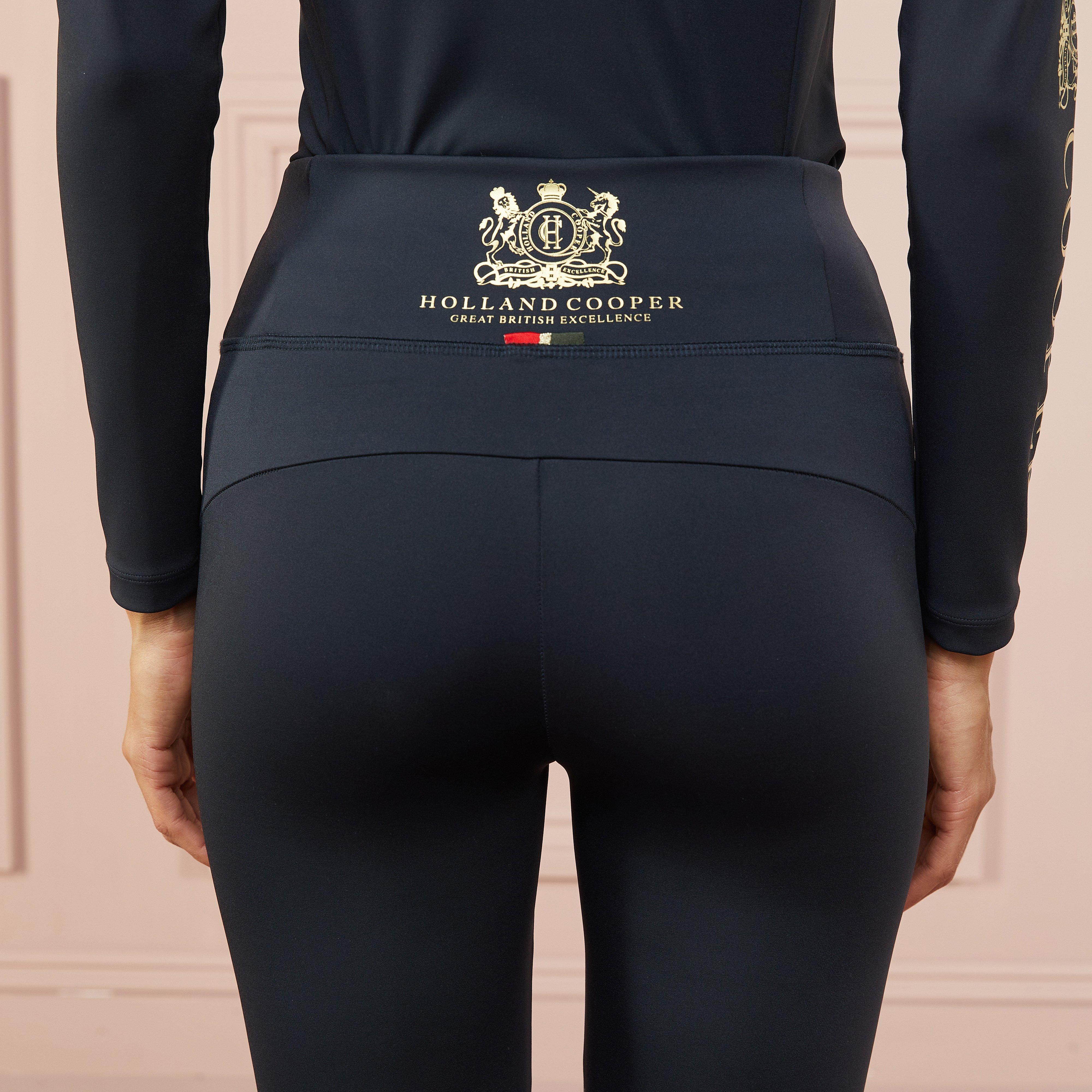 Womens Sport Leggings Slate Gold