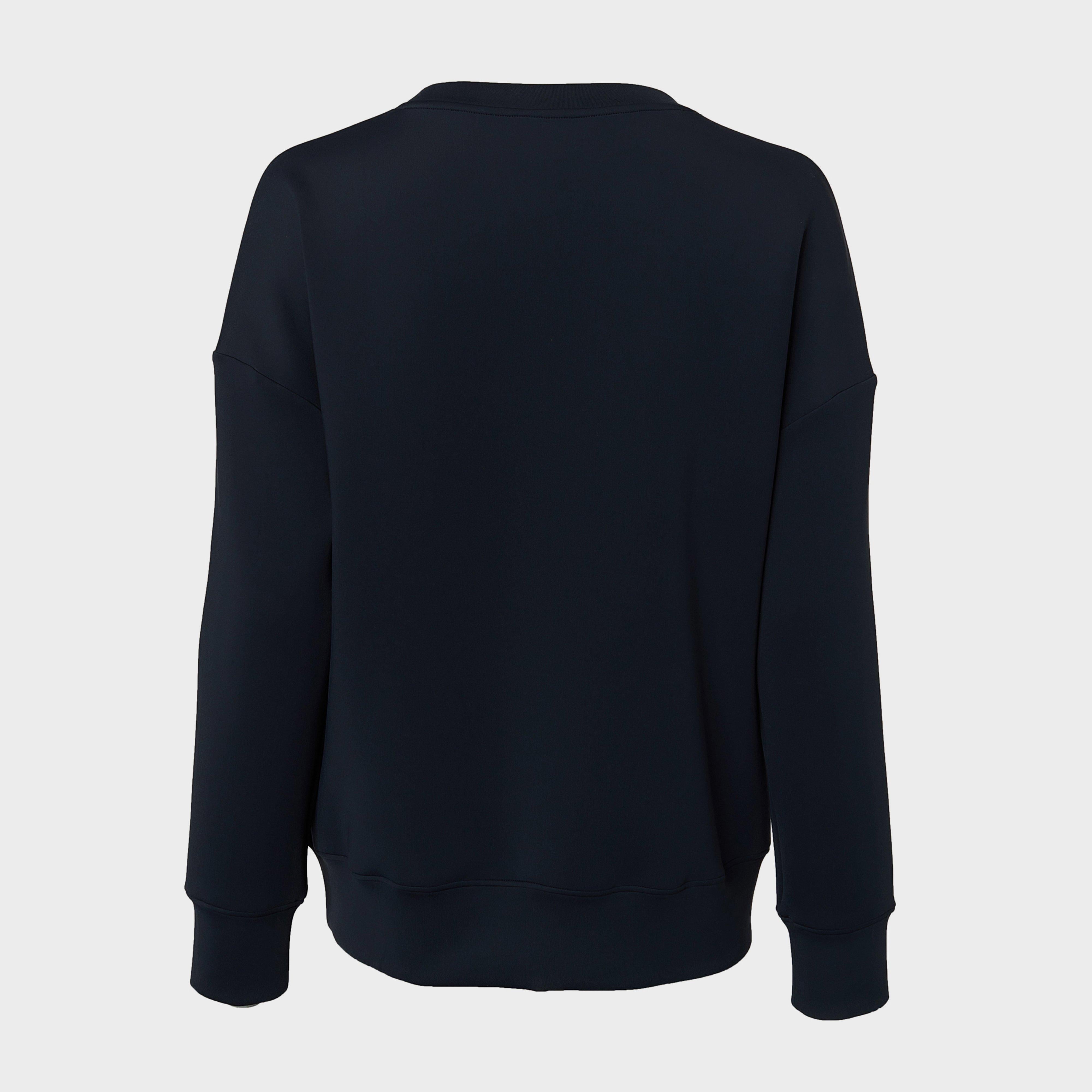 Womens Crystal Crew Neck Sweater Ink Navy