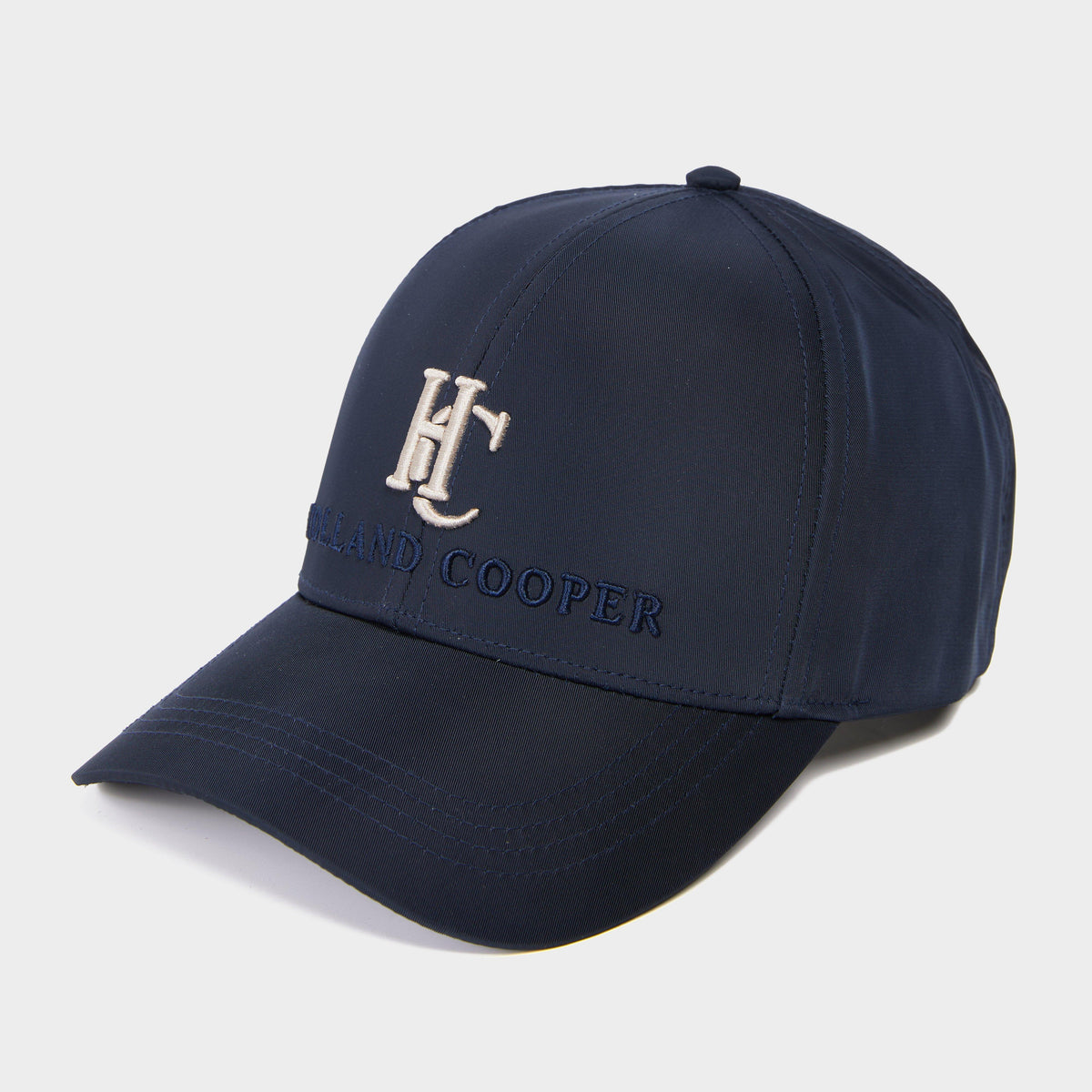 Womens Burghley Equestrian CapInk Navy Monogram
