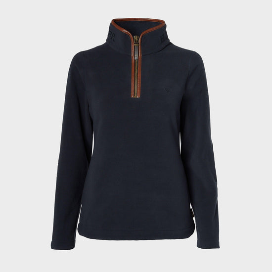 Womens Country Half Zip Fleece Ink Navy