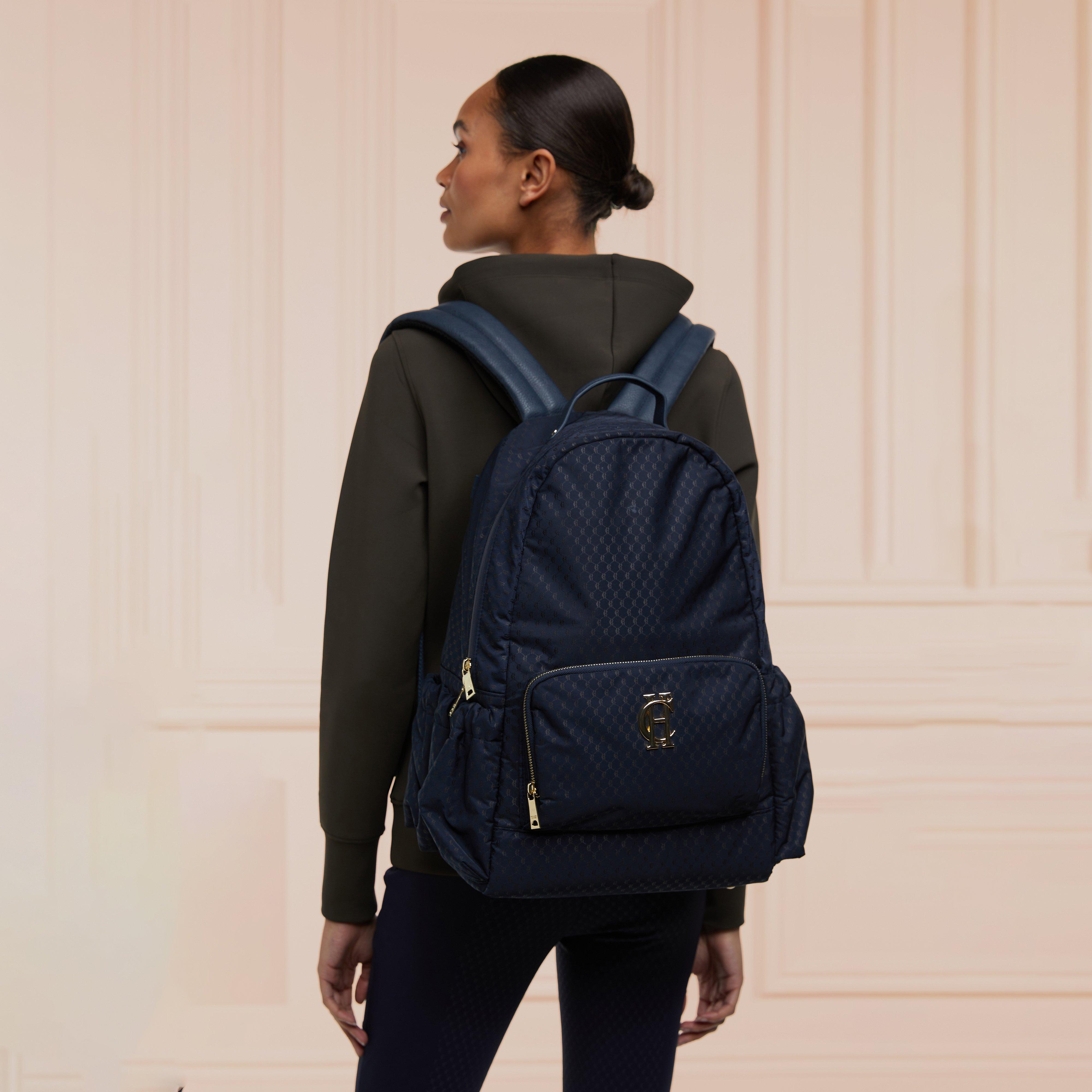 Burghley Backpack Ink Navy Monogram