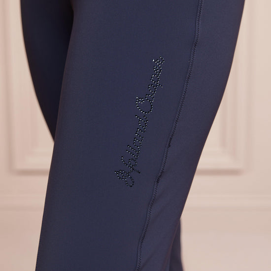 Womens Premium Mid Rise Breeches Yale Blue