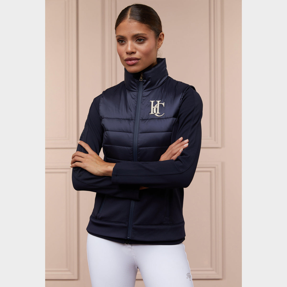 Womens Hybrid Gilet Ink Navy