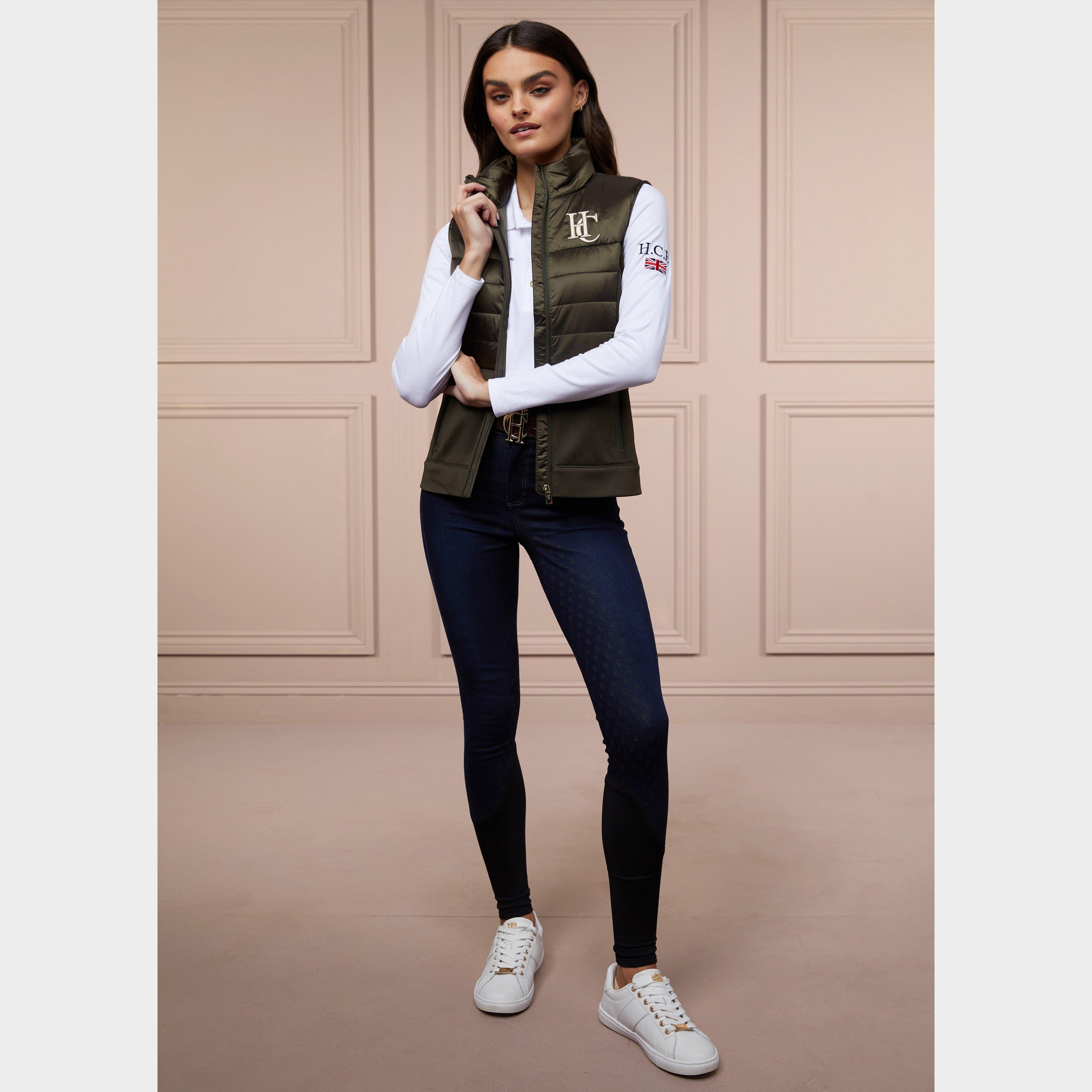 Womens Hybrid Gilet Heritage Khaki