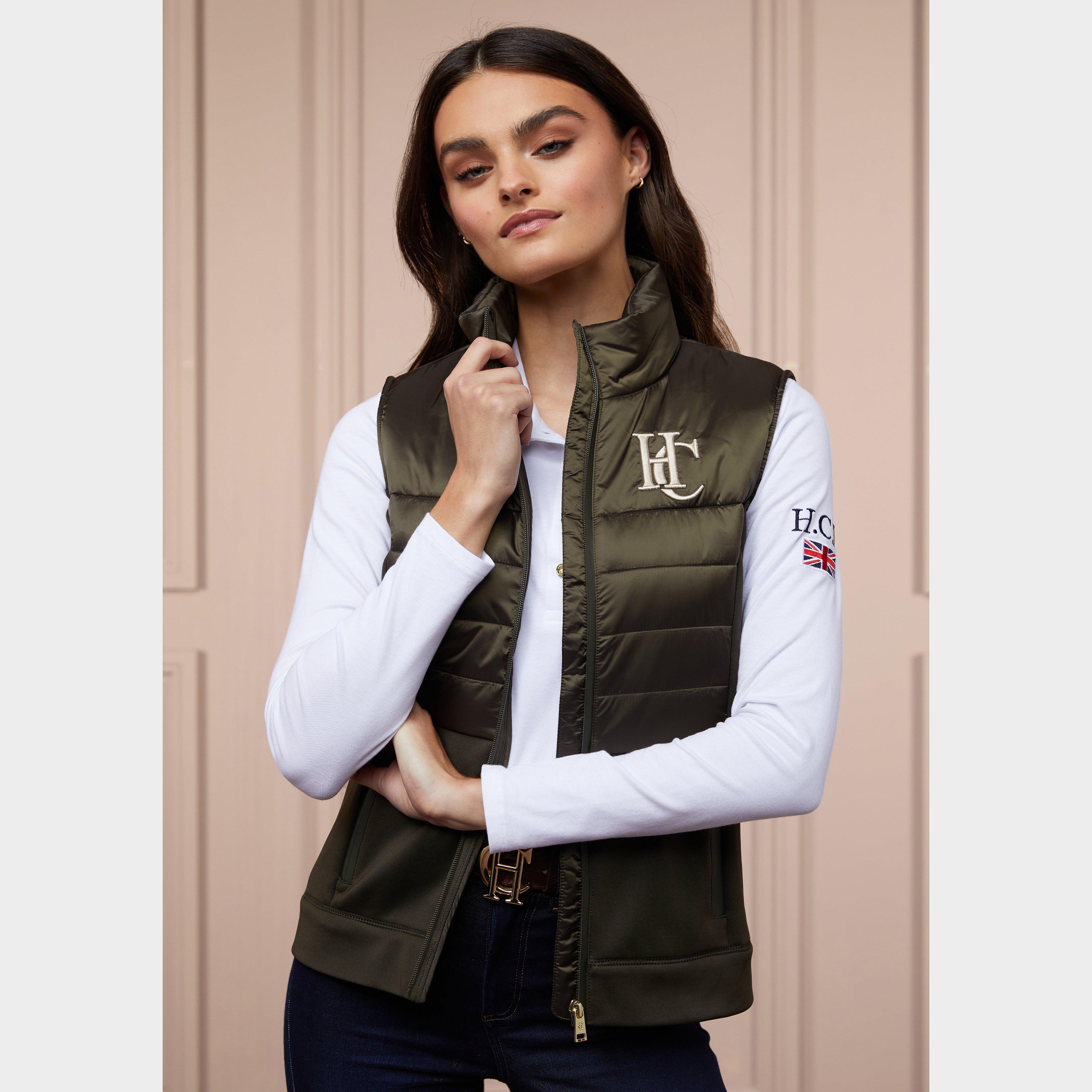 Womens Hybrid Gilet Heritage Khaki