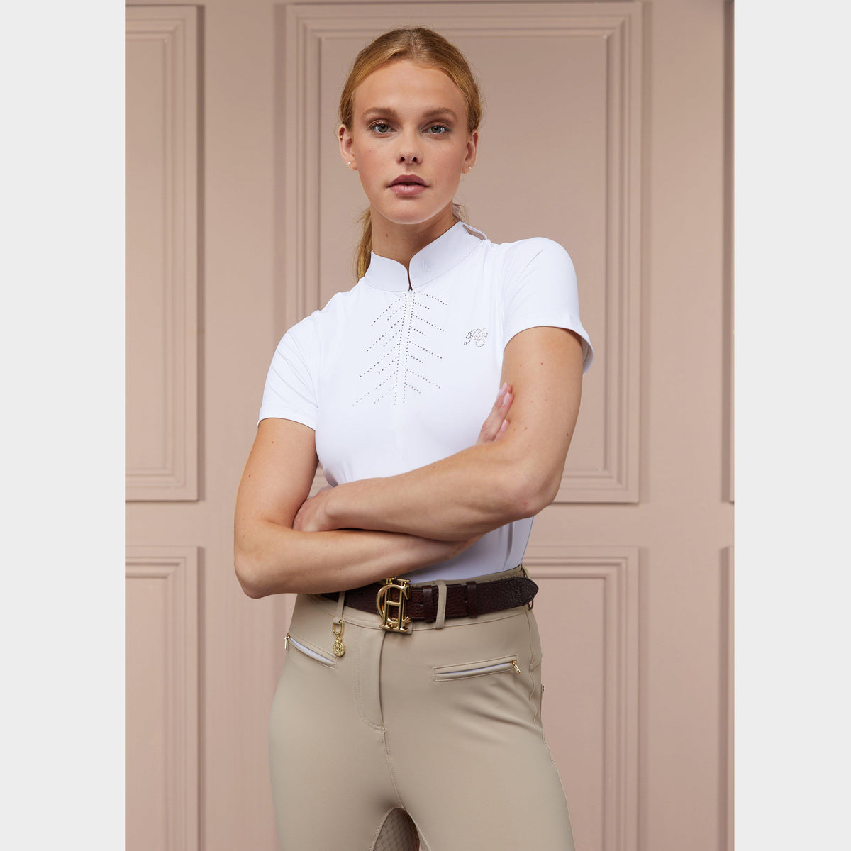 Womens Windsor Show Shirt White