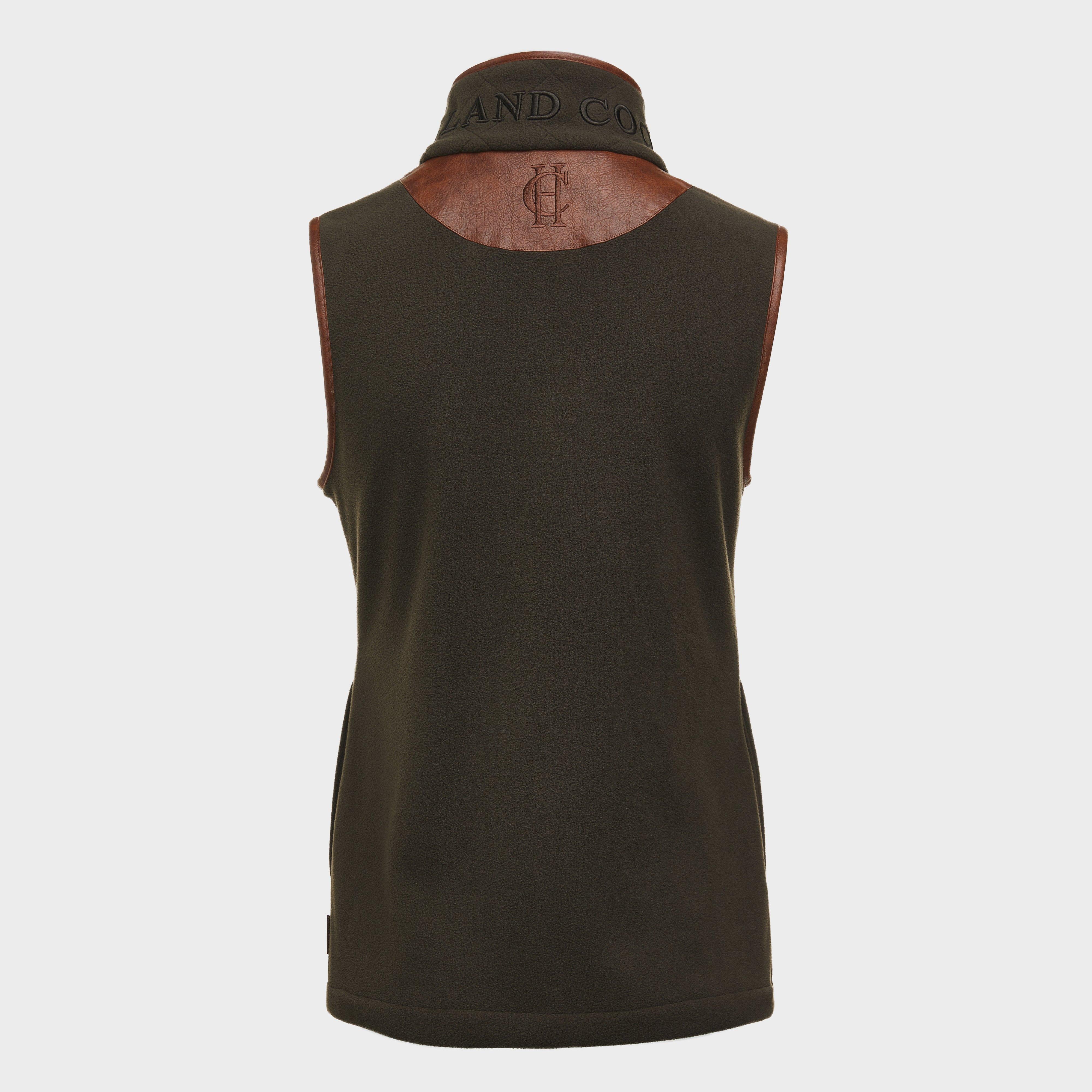 Womens Country Fleece Gilet Khaki