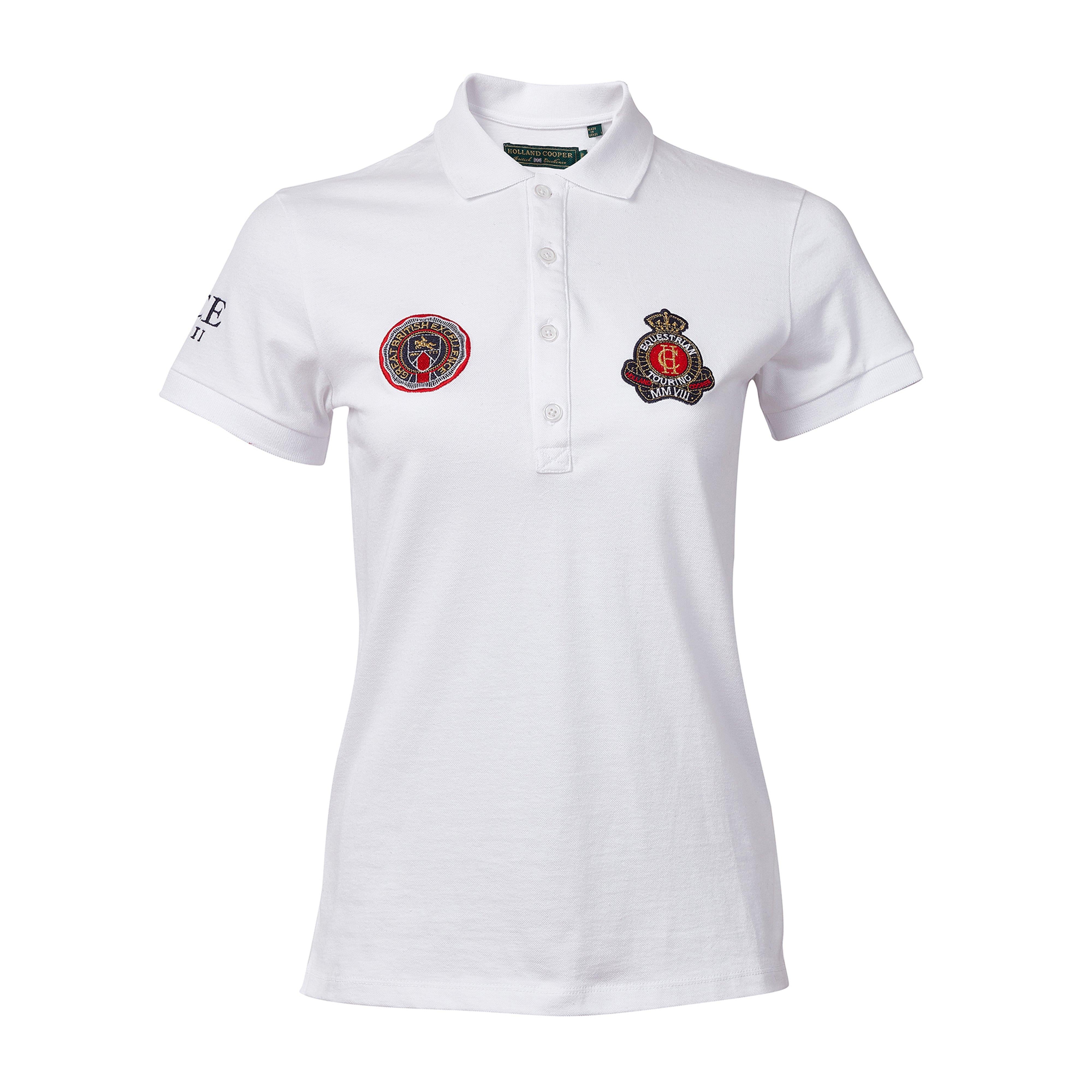 Womens Team Polo Shirt White