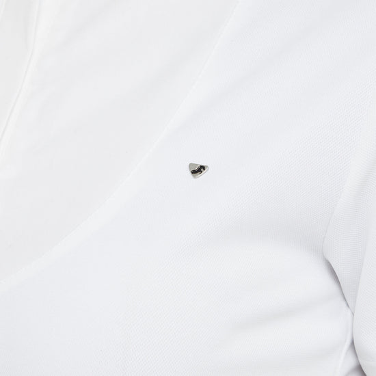 Womens Short Sleeve Stock Shirt White