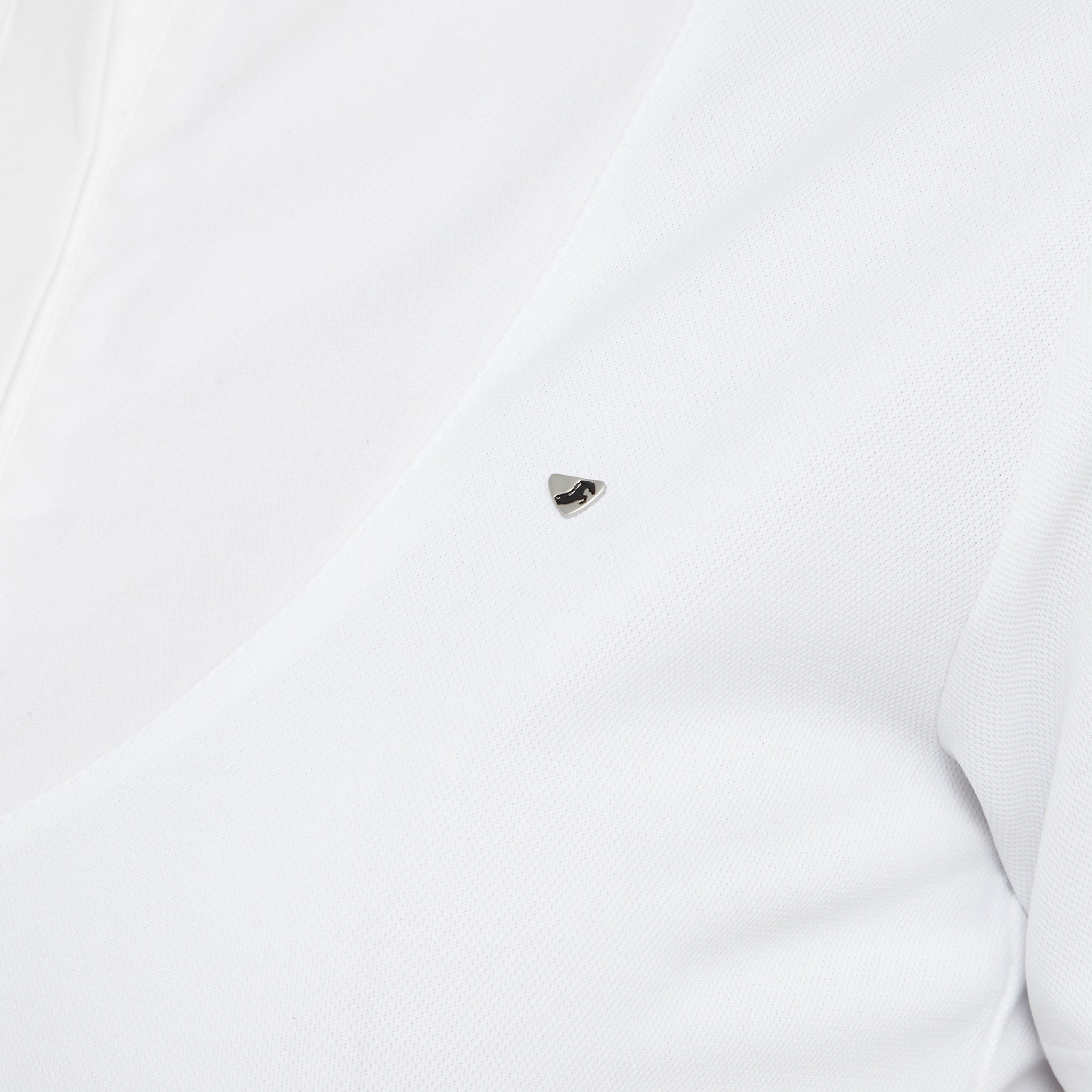 Womens Short Sleeve Stock Shirt White