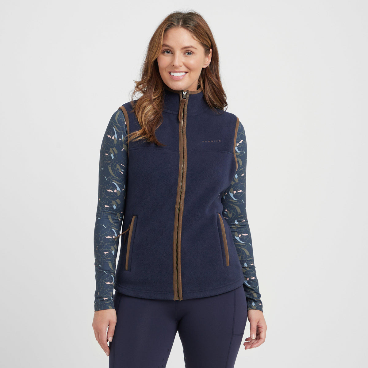 Womens Fleece Gilet Navy