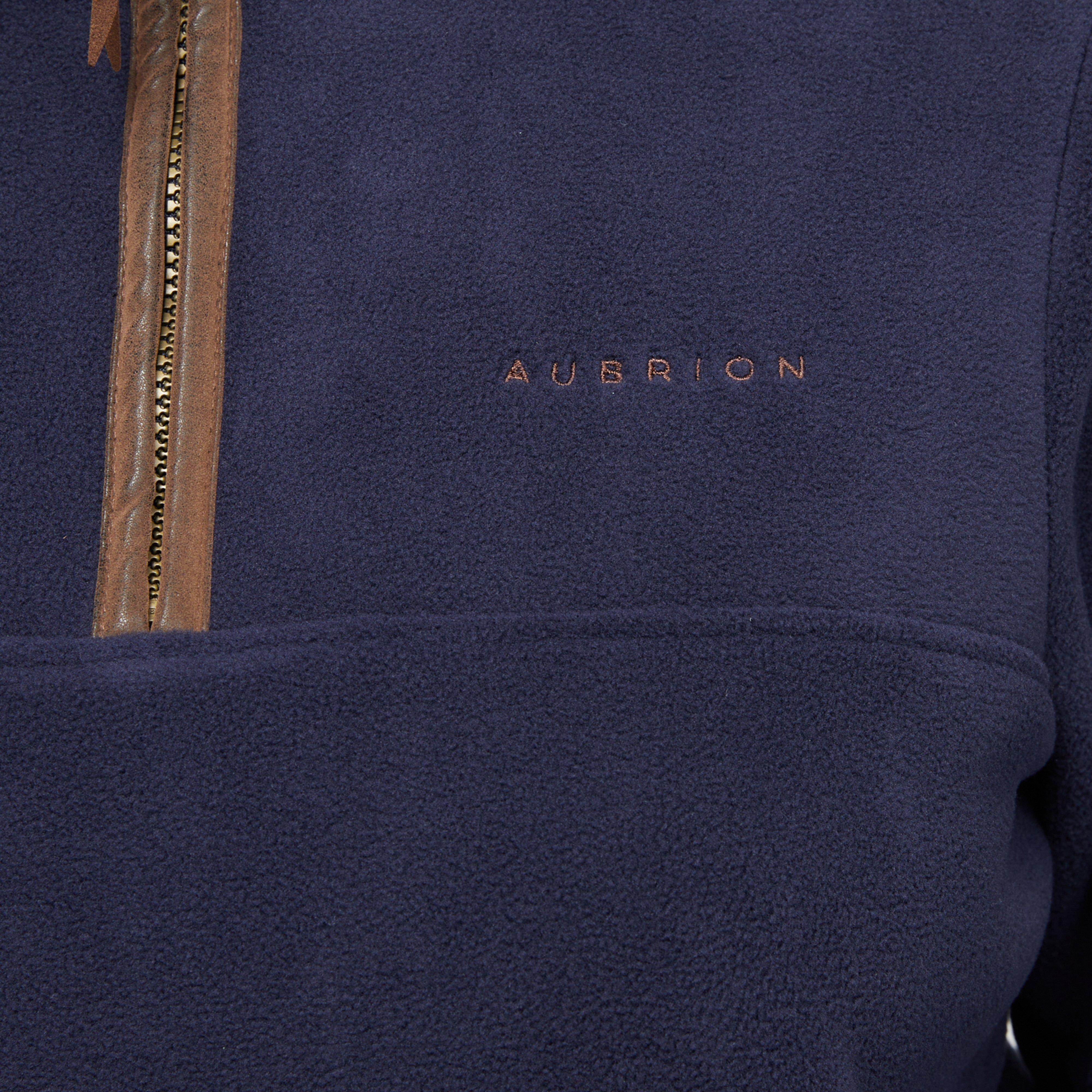 Womens Half Zip Fleece Navy