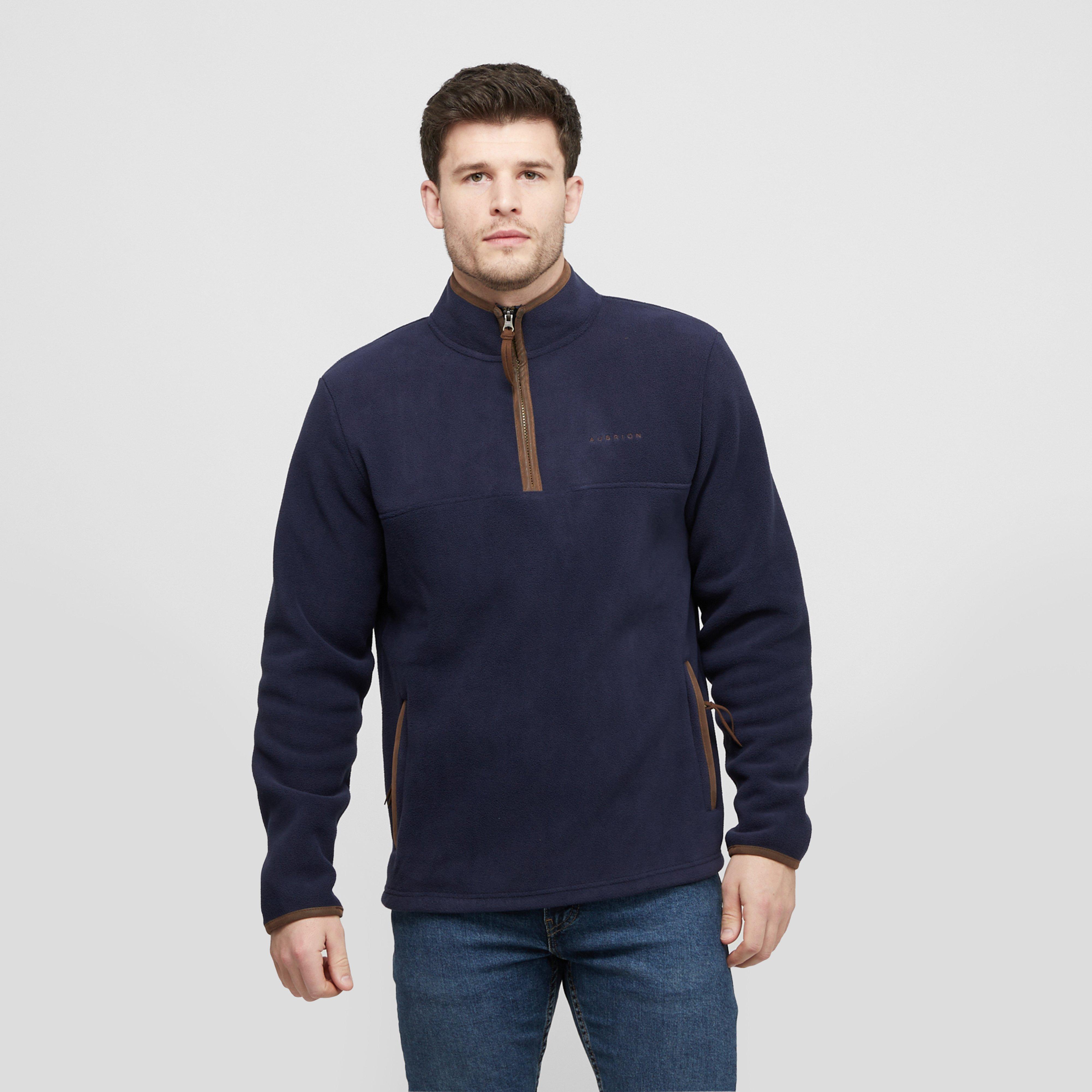 Mens Half Zip Fleece Navy
