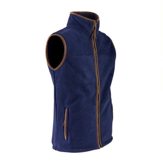 Mens Fleece Gilet Navy