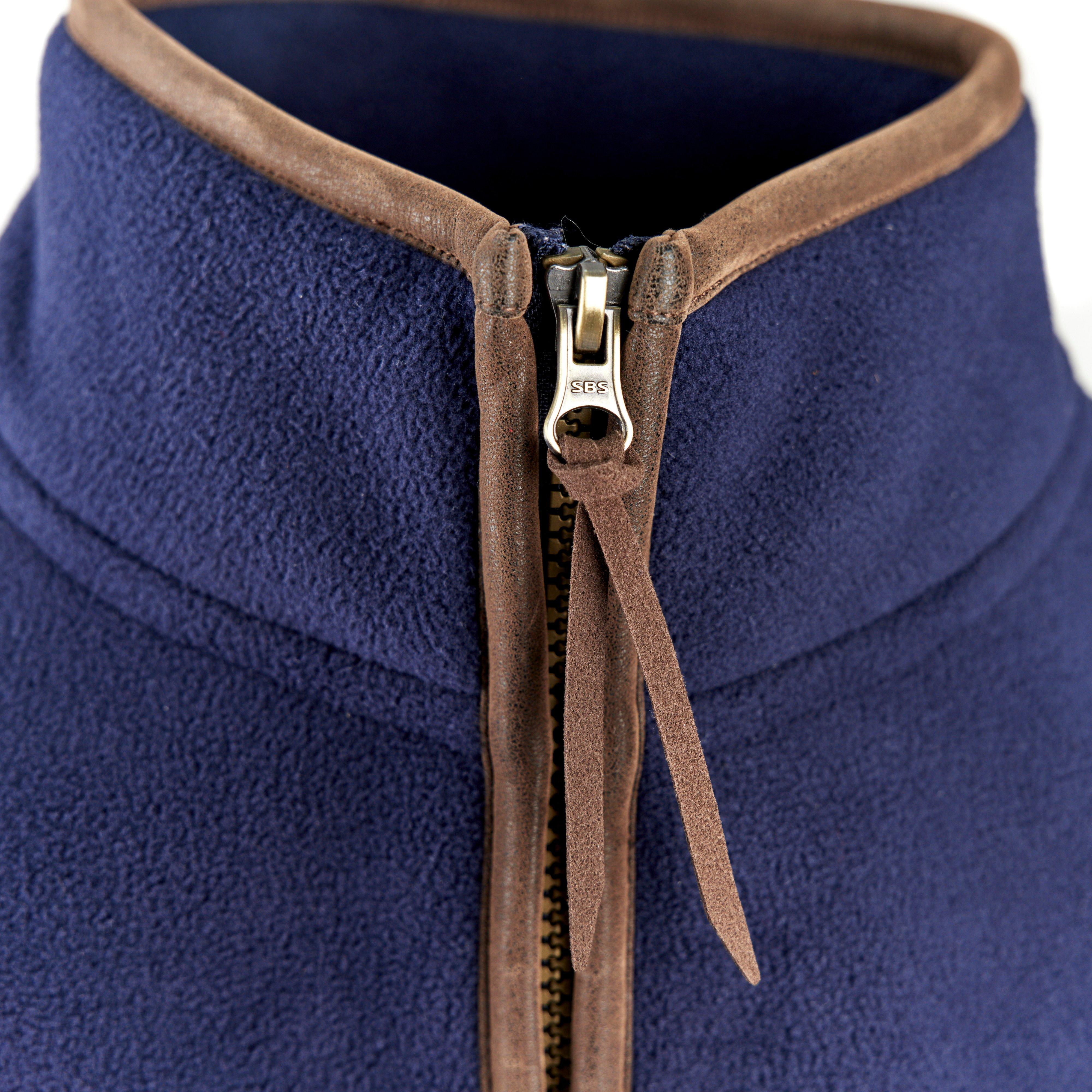 Mens Fleece Gilet Navy