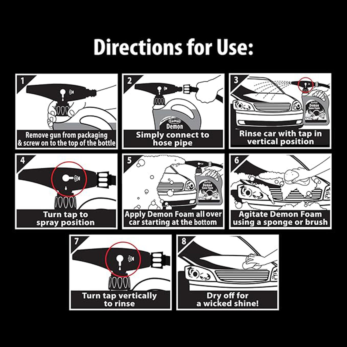 Demon Foam with Snow Foam Gun