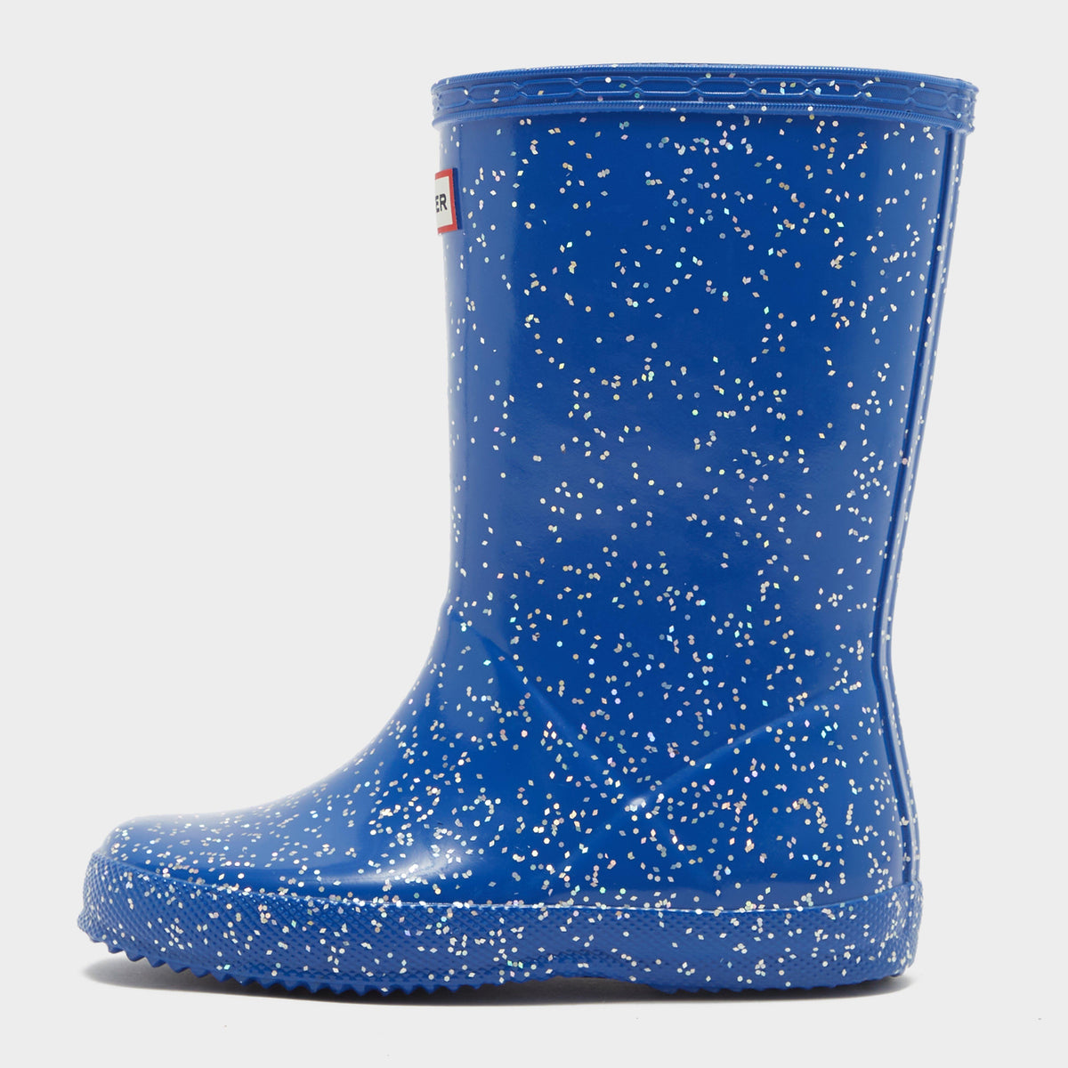 Kids Original First Giant Glitter Wellington Boots Blue