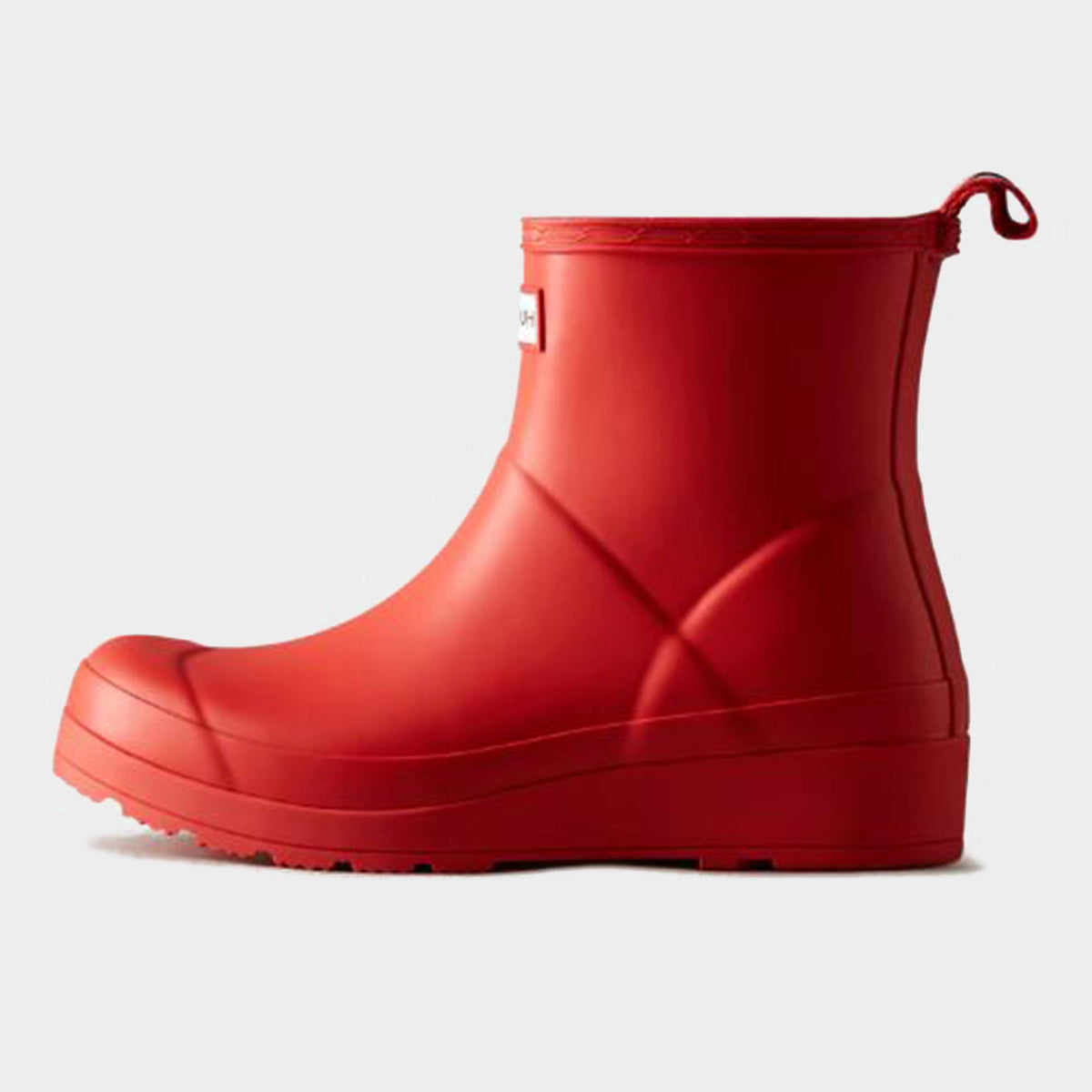Womens Play Short Wellington Boots Red