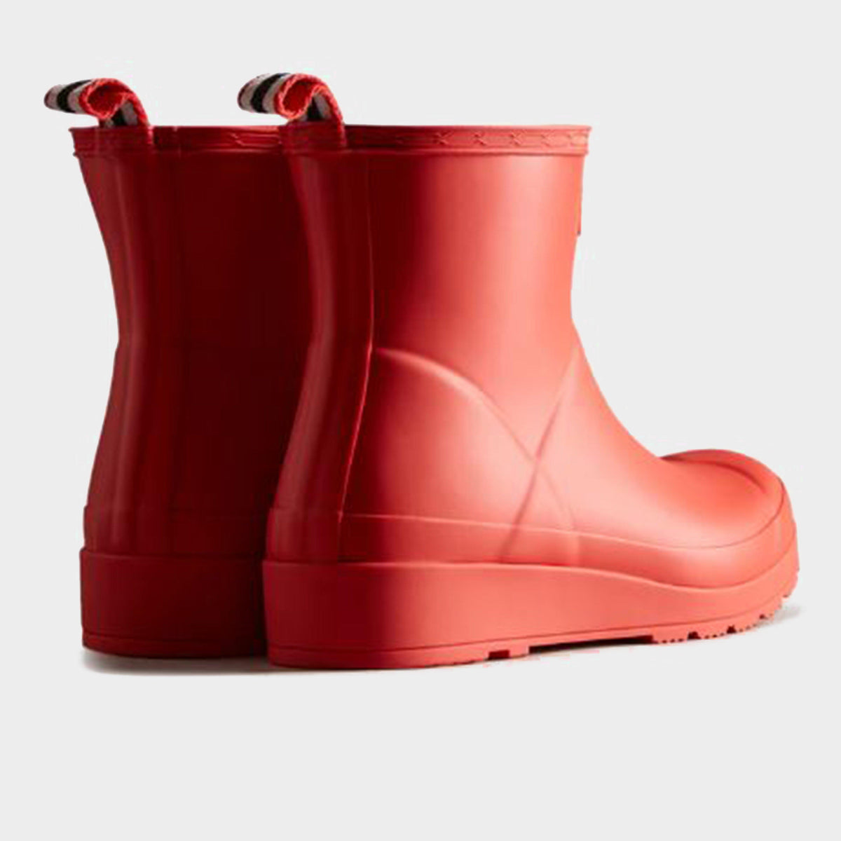 Womens Play Short Wellington Boots Red