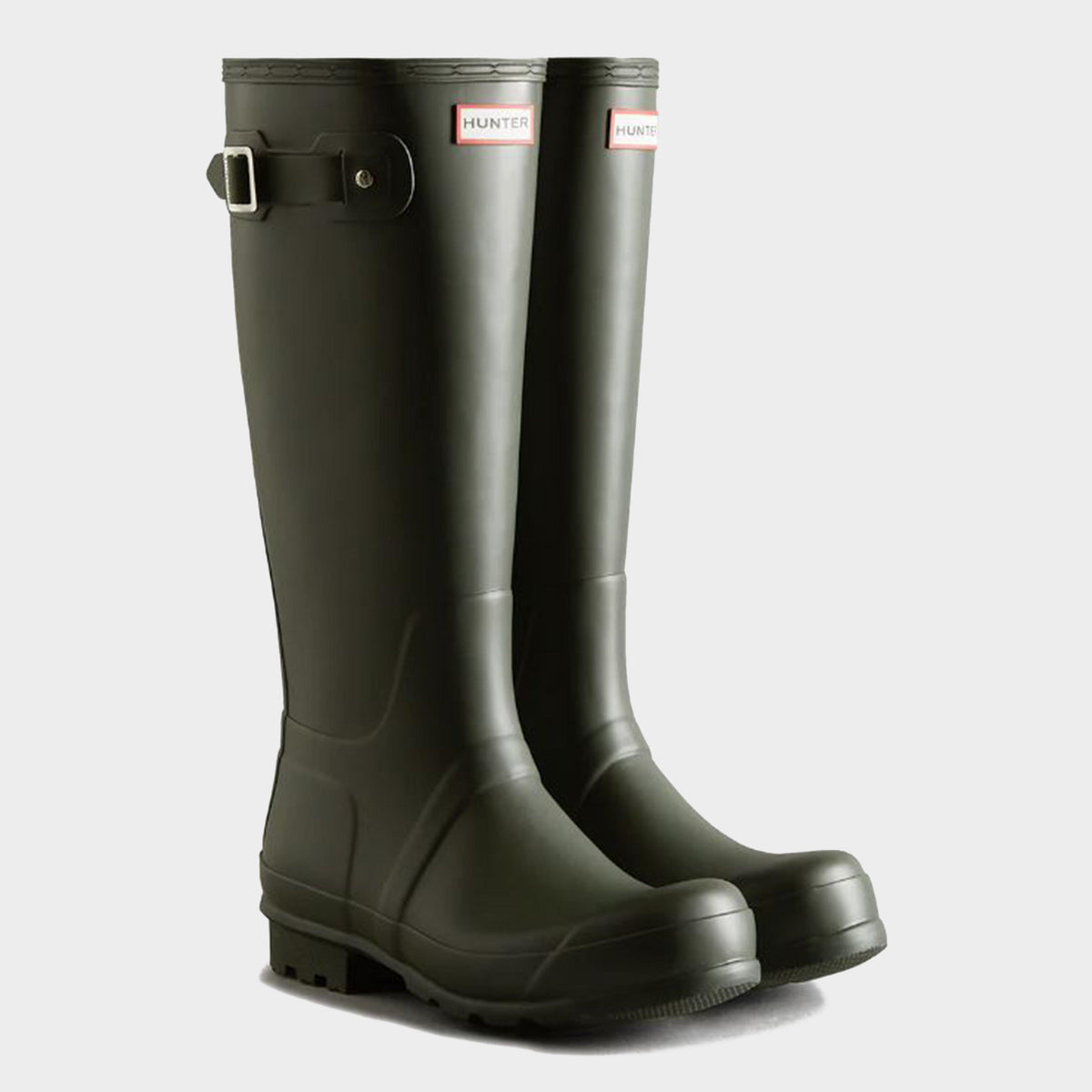 Mens Original Tall Wellington Boots Dark Olive