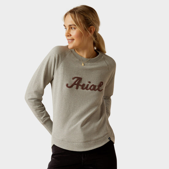 Womens Benicia Sweatshirt Heather Grey
