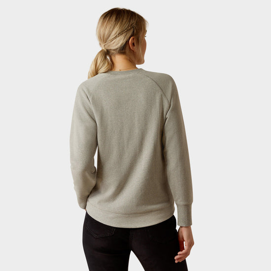 Womens Benicia Sweatshirt Heather Grey
