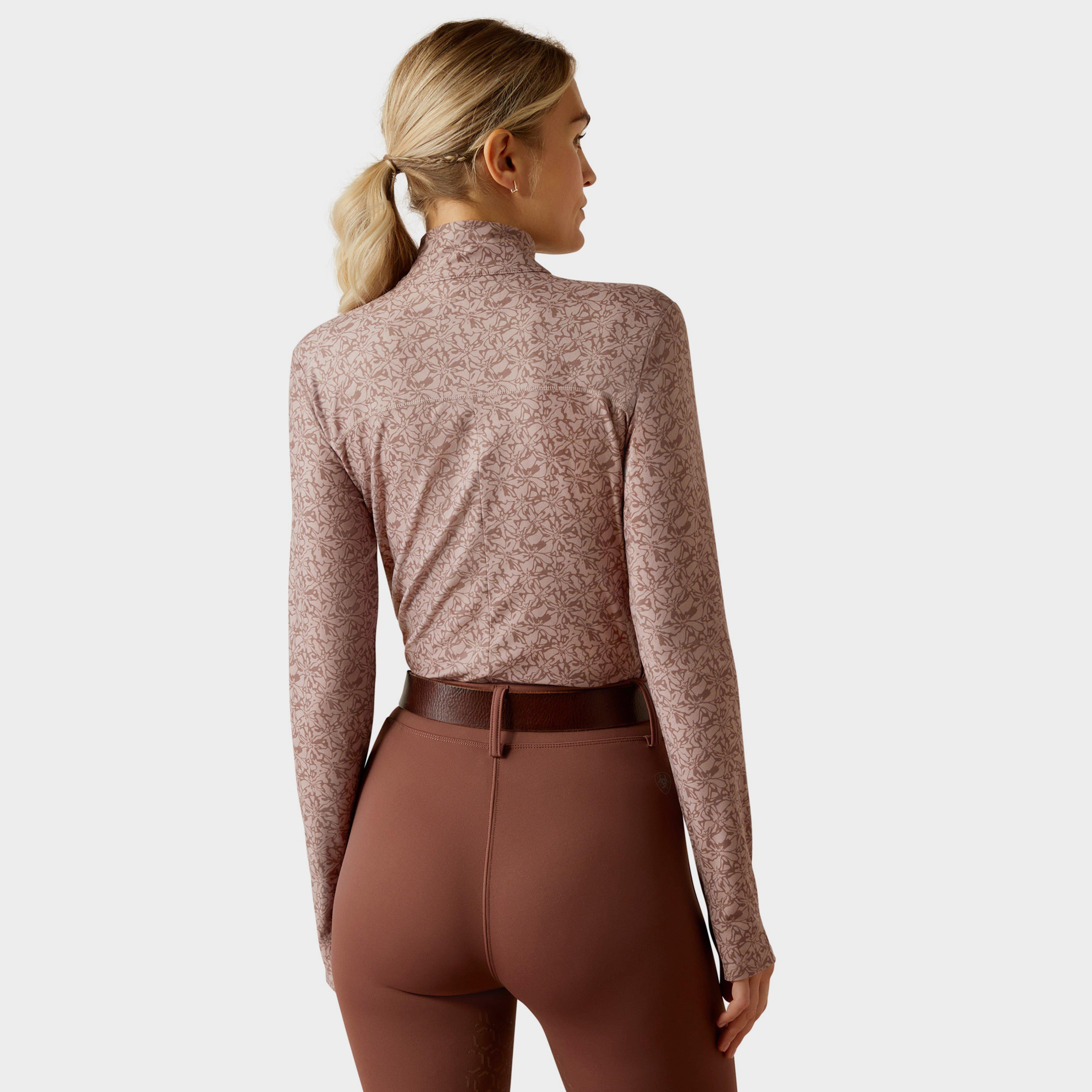 Womens Lowell 3.0 1/4 Zip Base Layer Abstract Floral