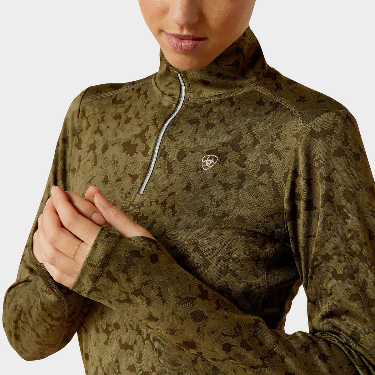 Womens Prophecy 1/4 Zip Base Layer Relic