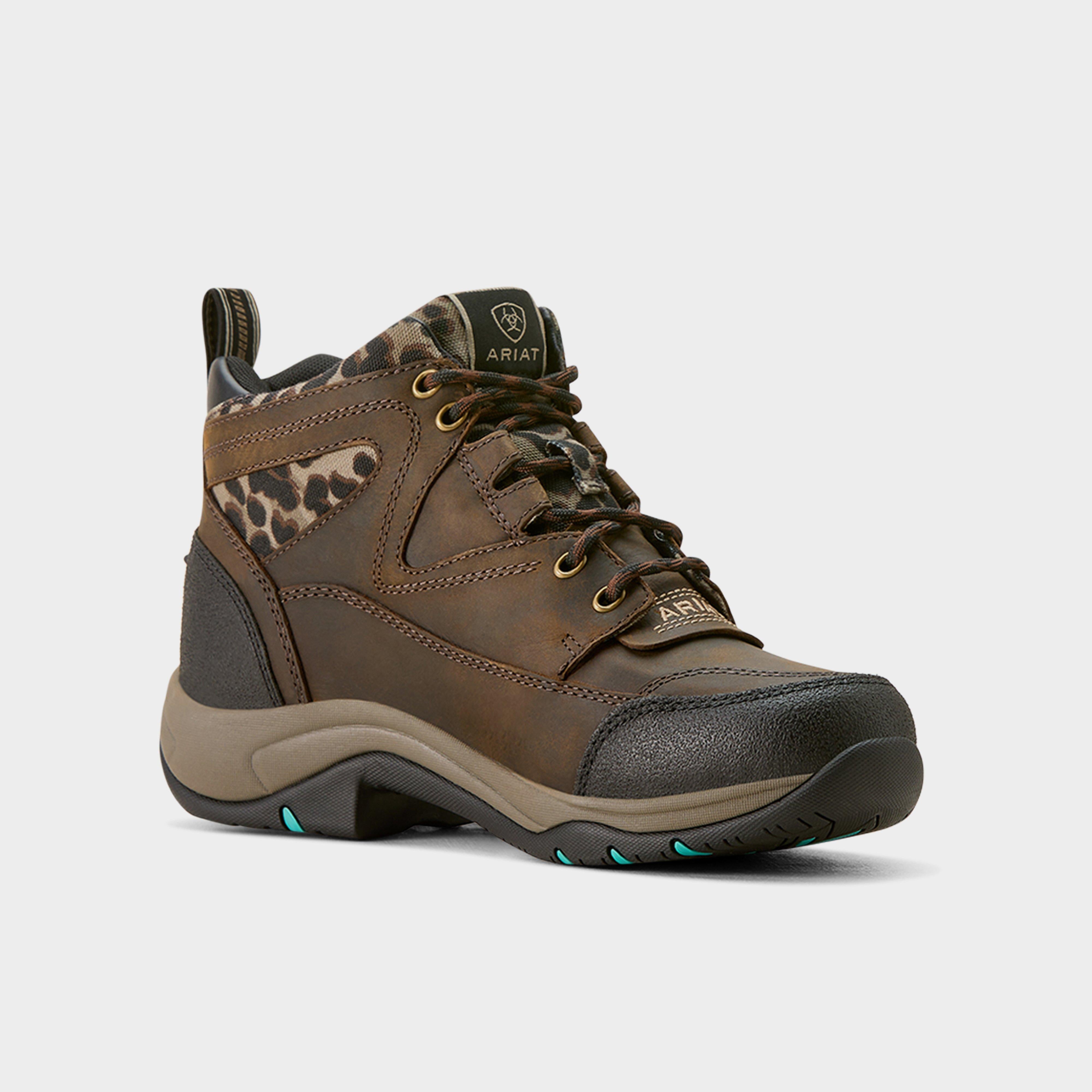 Womens Terrain Waterproof Boots Chocolate/Camo Leopard